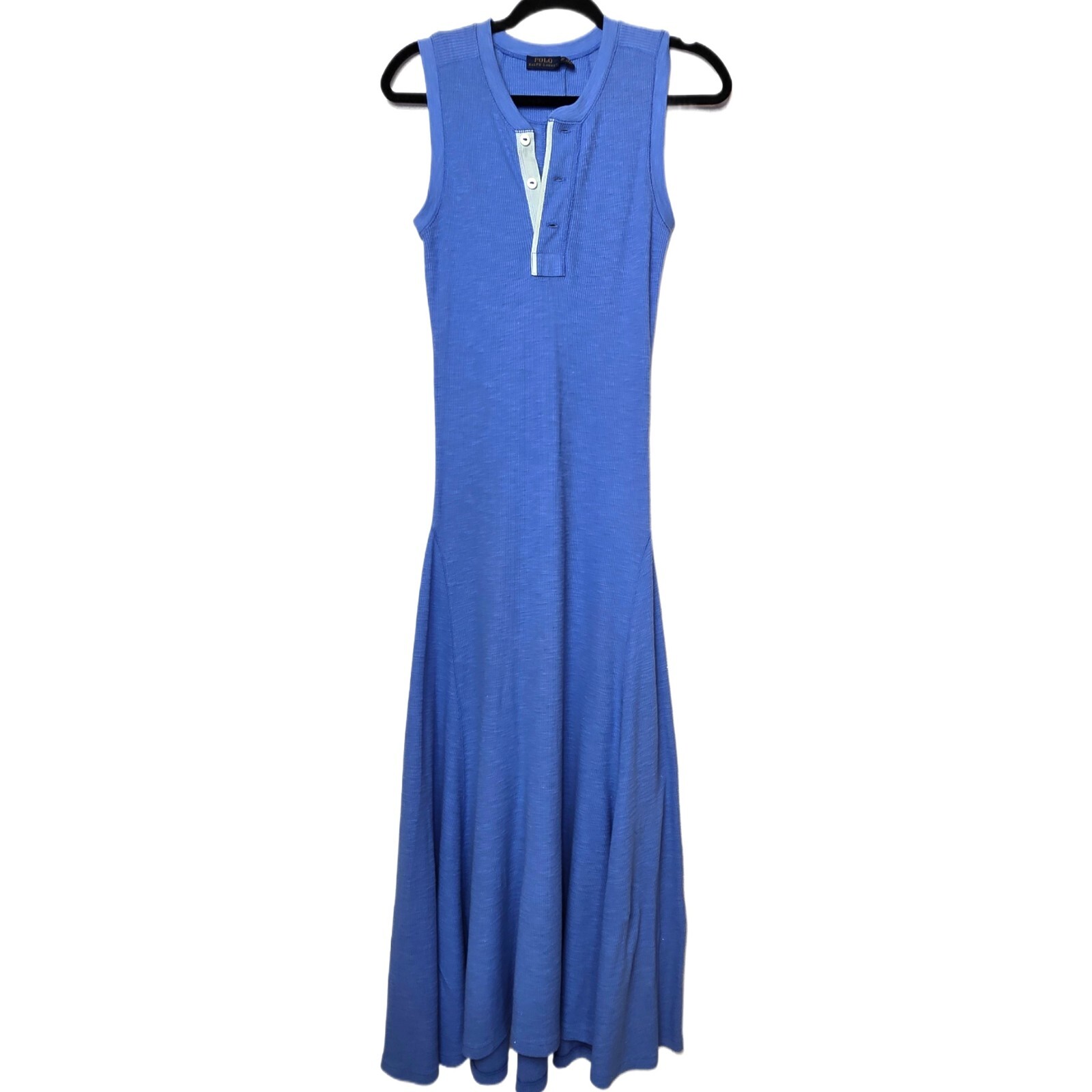 Polo Ralph Lauren Women's Henley Maxi Dress | Blue | Size XS | NWT