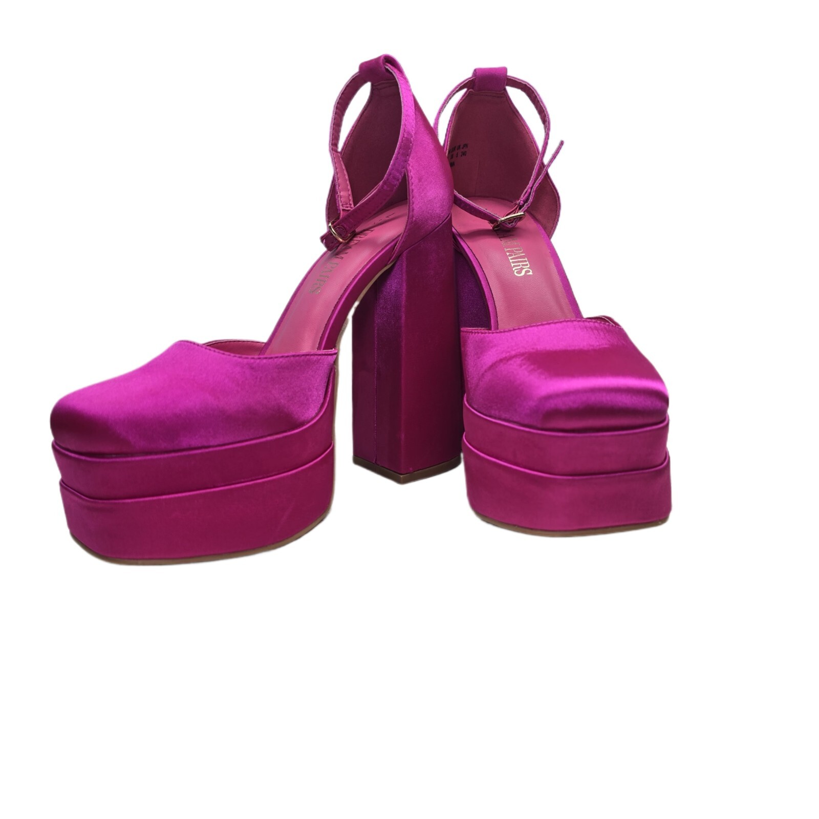 Dream Pairs Pink Platform Heels, Size 7 – Glamorous Style with All-Night Comfort
