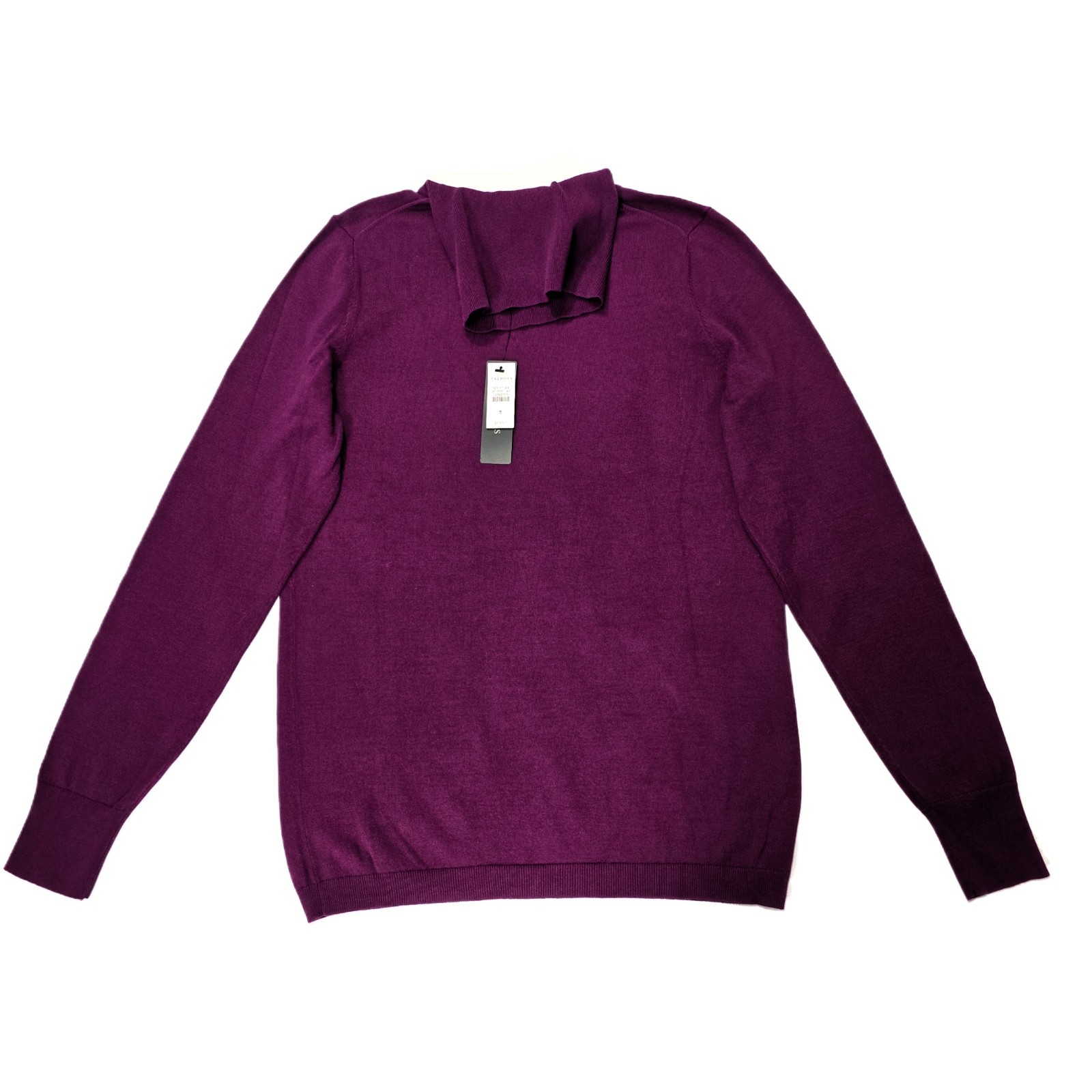 Talbots Women’s Purple Wine Turtleneck Sweater Long Sleeve Knit Size S NWT