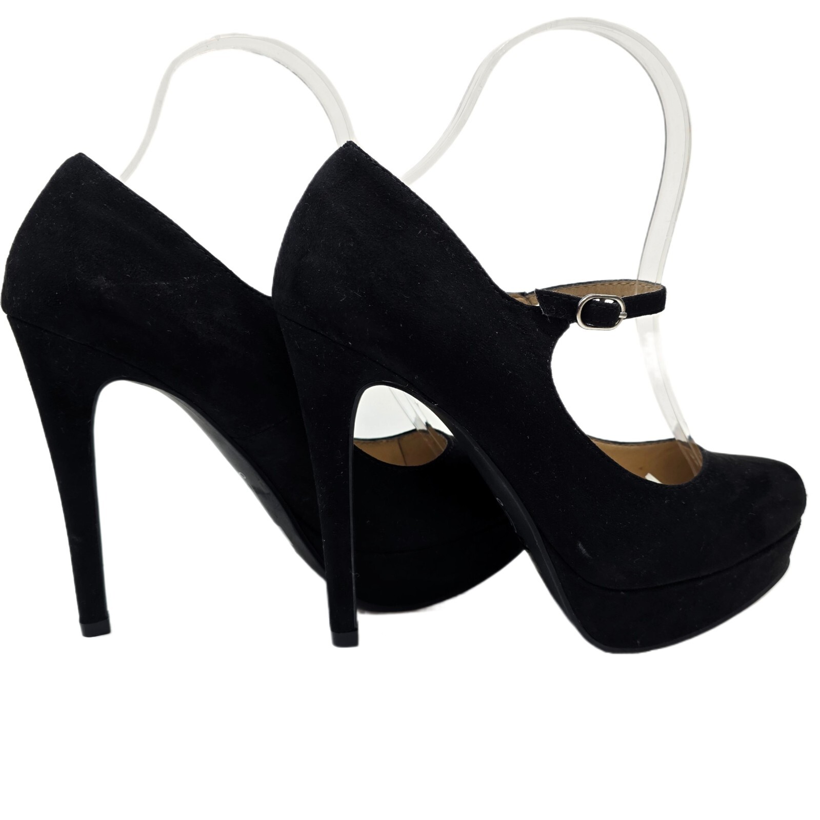 Chinese Laundry Women's Whimsical Mary Jane Pumps – Black Suede, Size 7