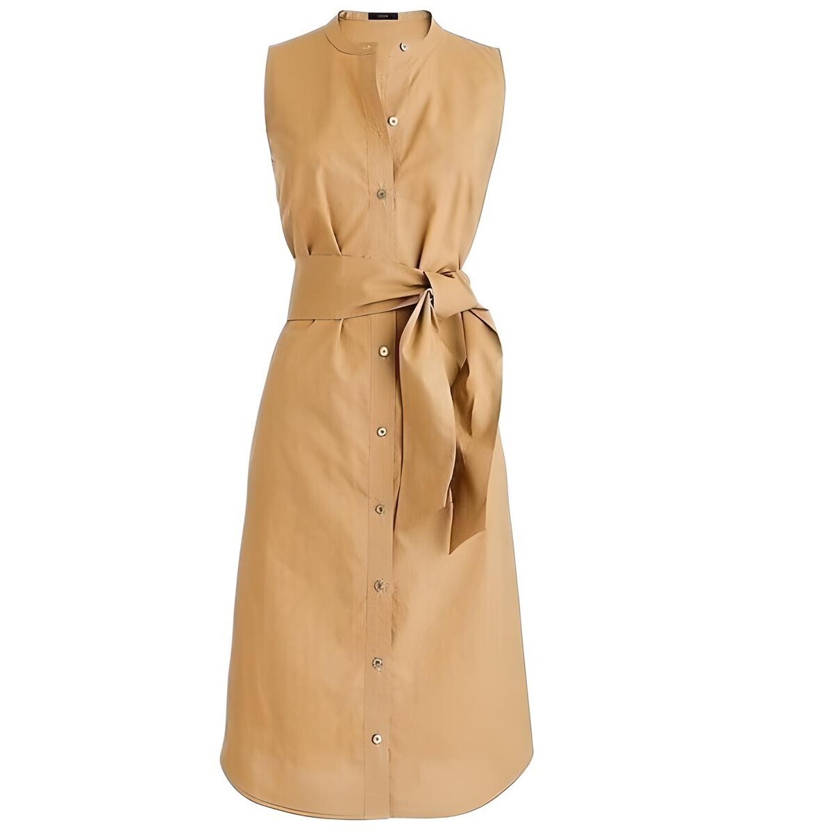 J.Crew Collection Women's Tan Button-Down Shirt Dress – Size S