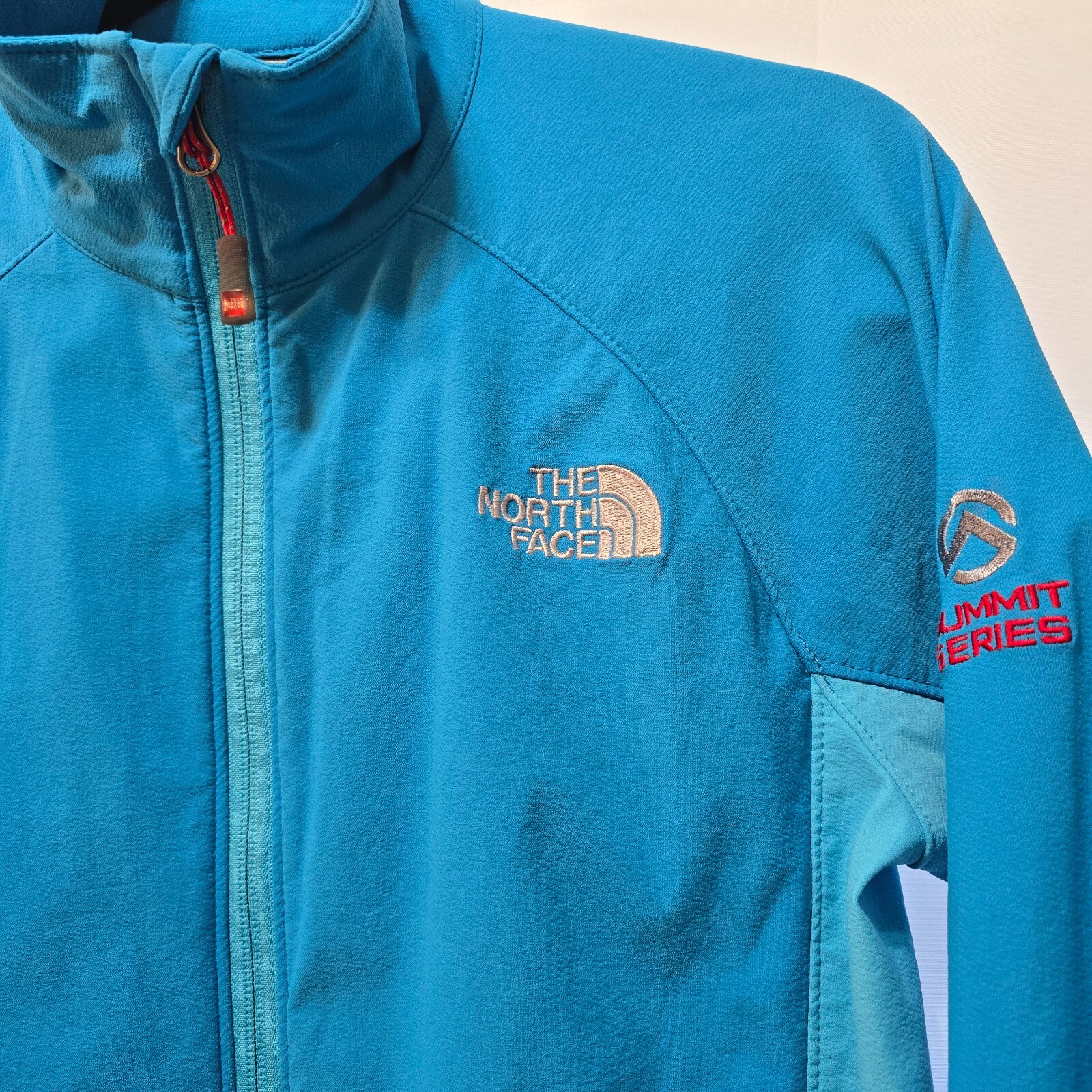 The North Face TNF Summit Series Apex Softshell Jacket Womens Size XS Blue Solid