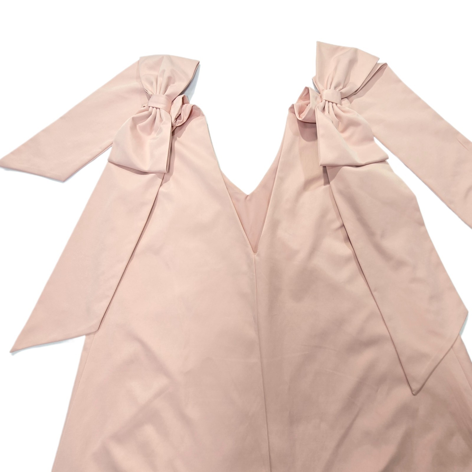 FORE New York & Company Women’s Pink Shoulder Bow Party Mini Dress Size S