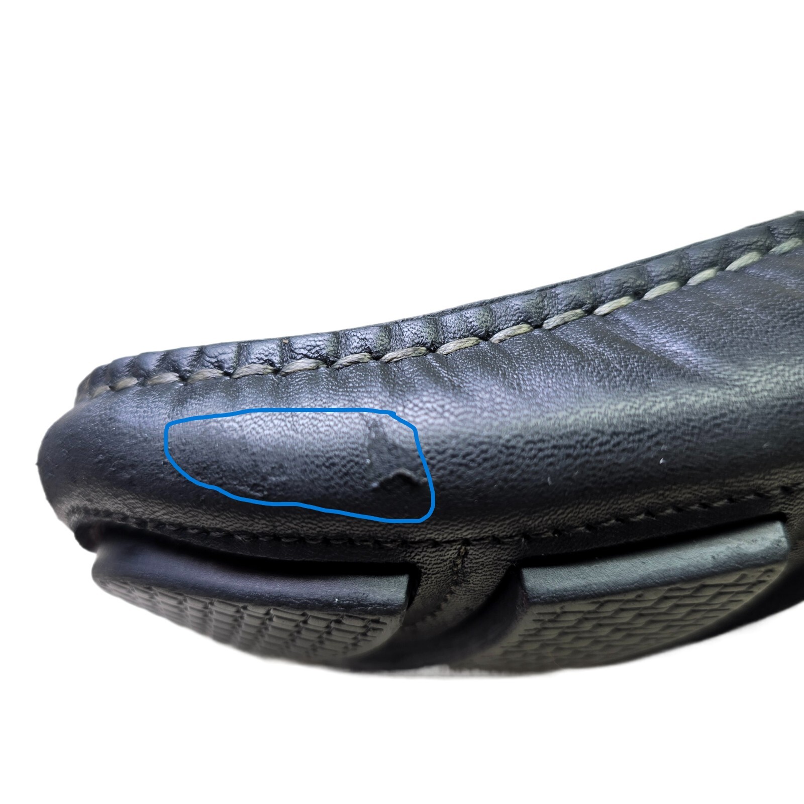 Simone Mariotti Men's Black Pebbled Leather Driving Loafers EUR 41 – Handmade IT