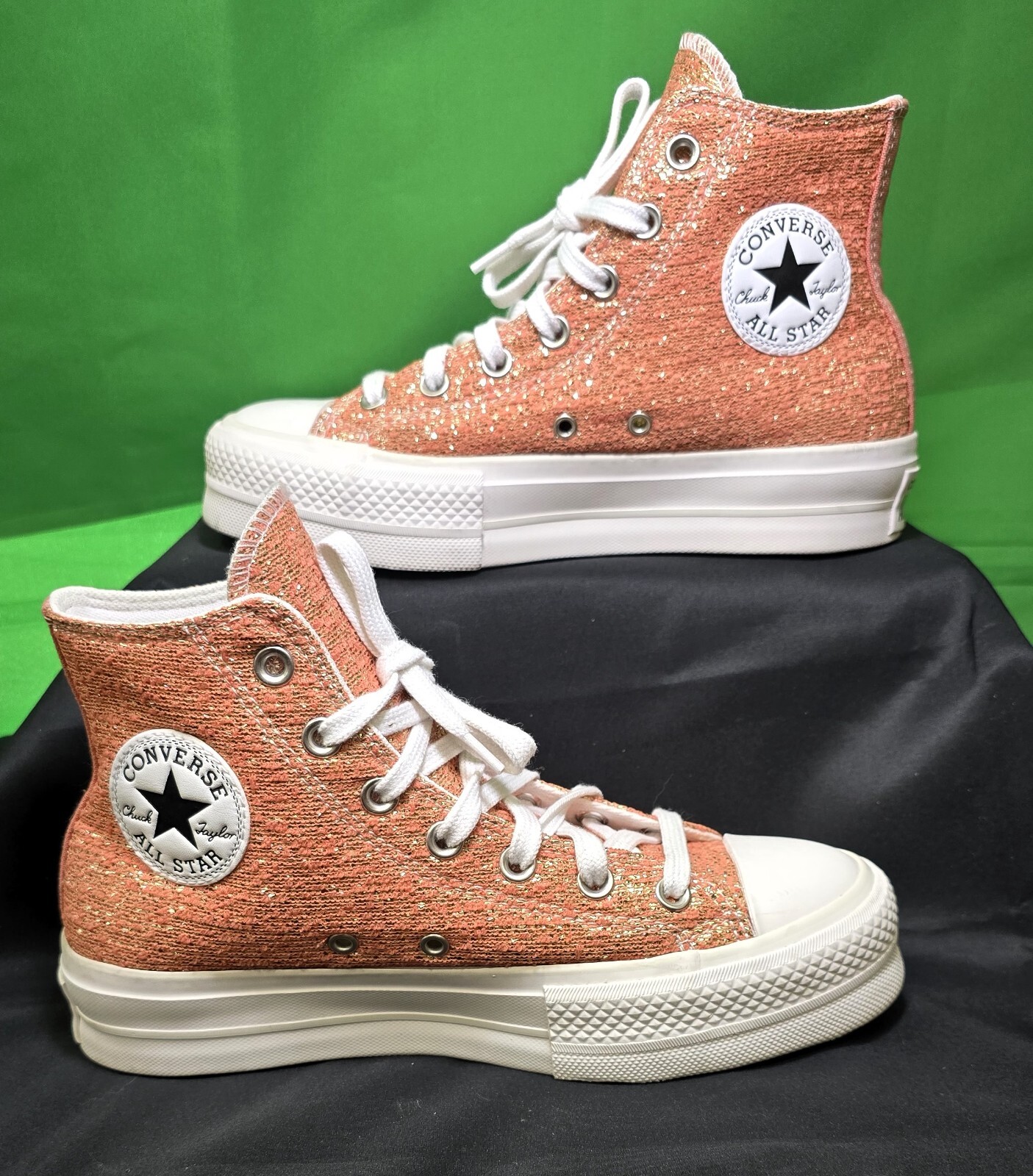 Converse Chuck Taylor All Star Lift High Metallic Shimmer -  Women's Size 7