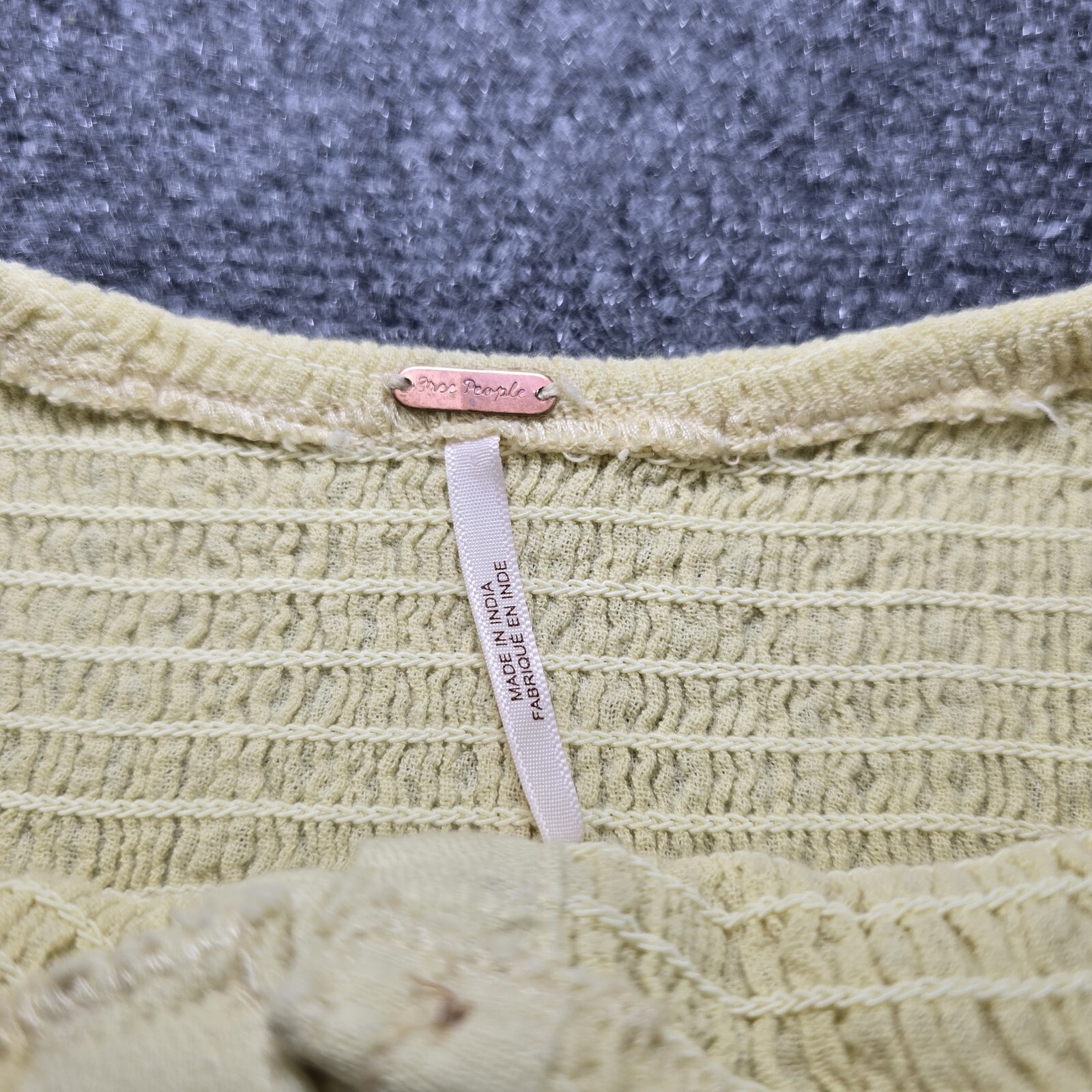 Free People Romantic Yellow Mini Dress – A Stunning Choice for Women, Size XS