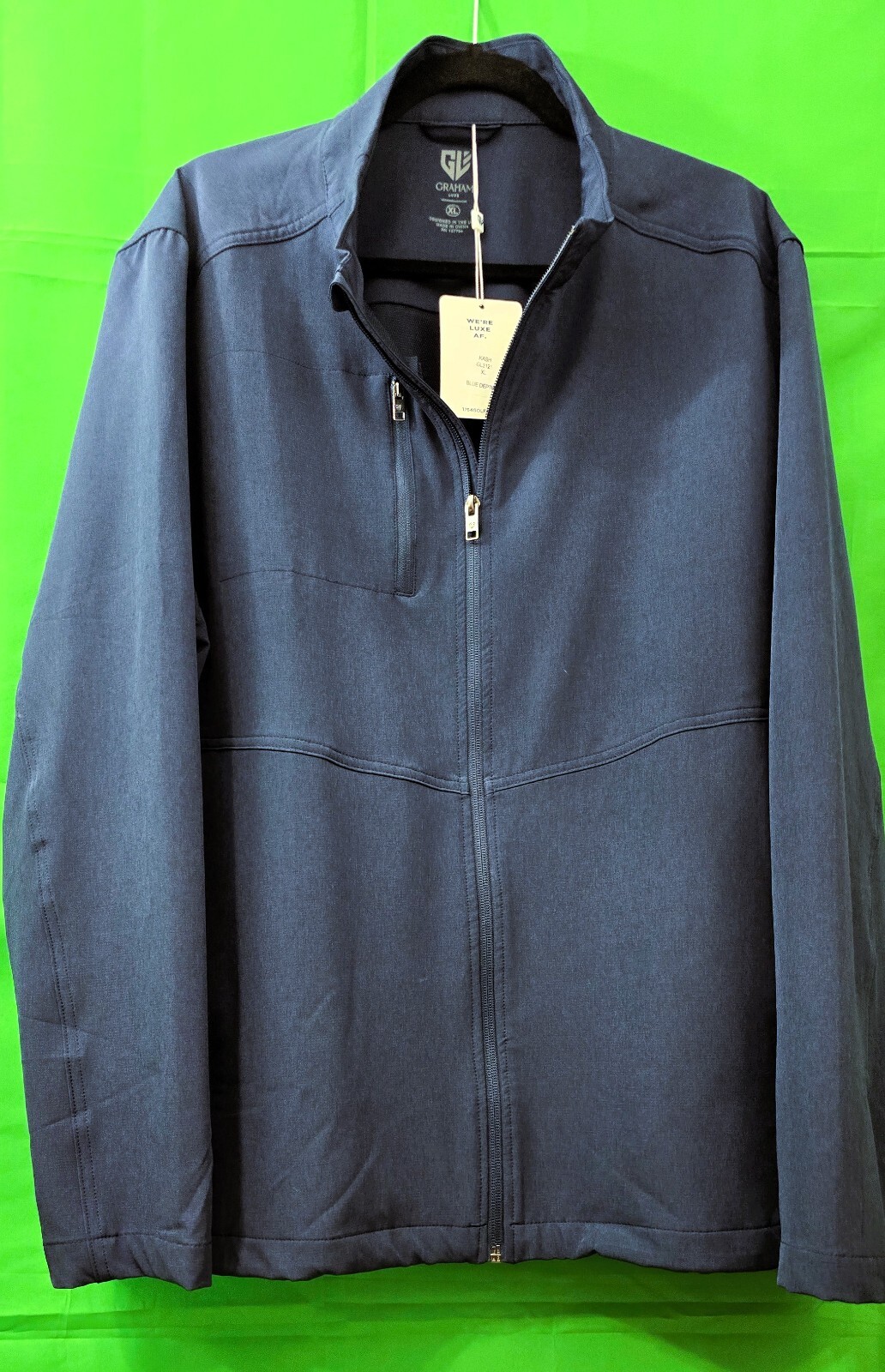 Graham Luxe Golf Jacket  Blue Depths GL3121 -  Size XL - New