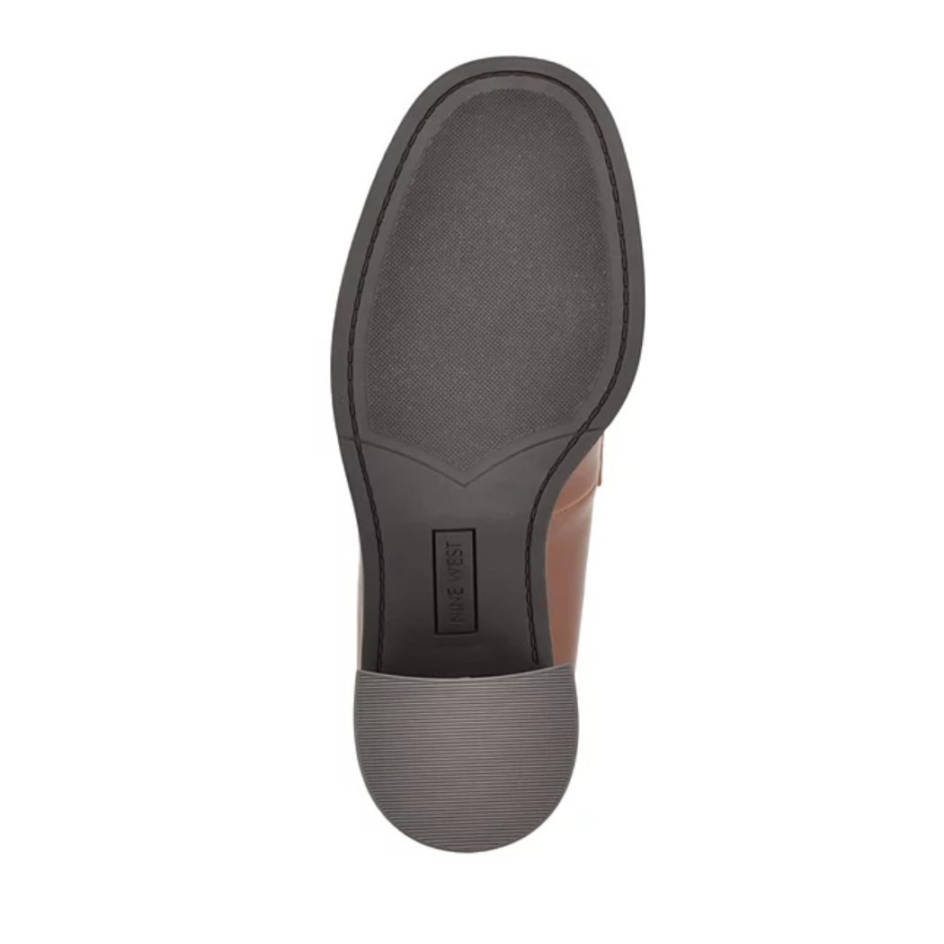 Nine West Women's Koolo Brown Bit Loafers Block Heel Size 9 M, New without box