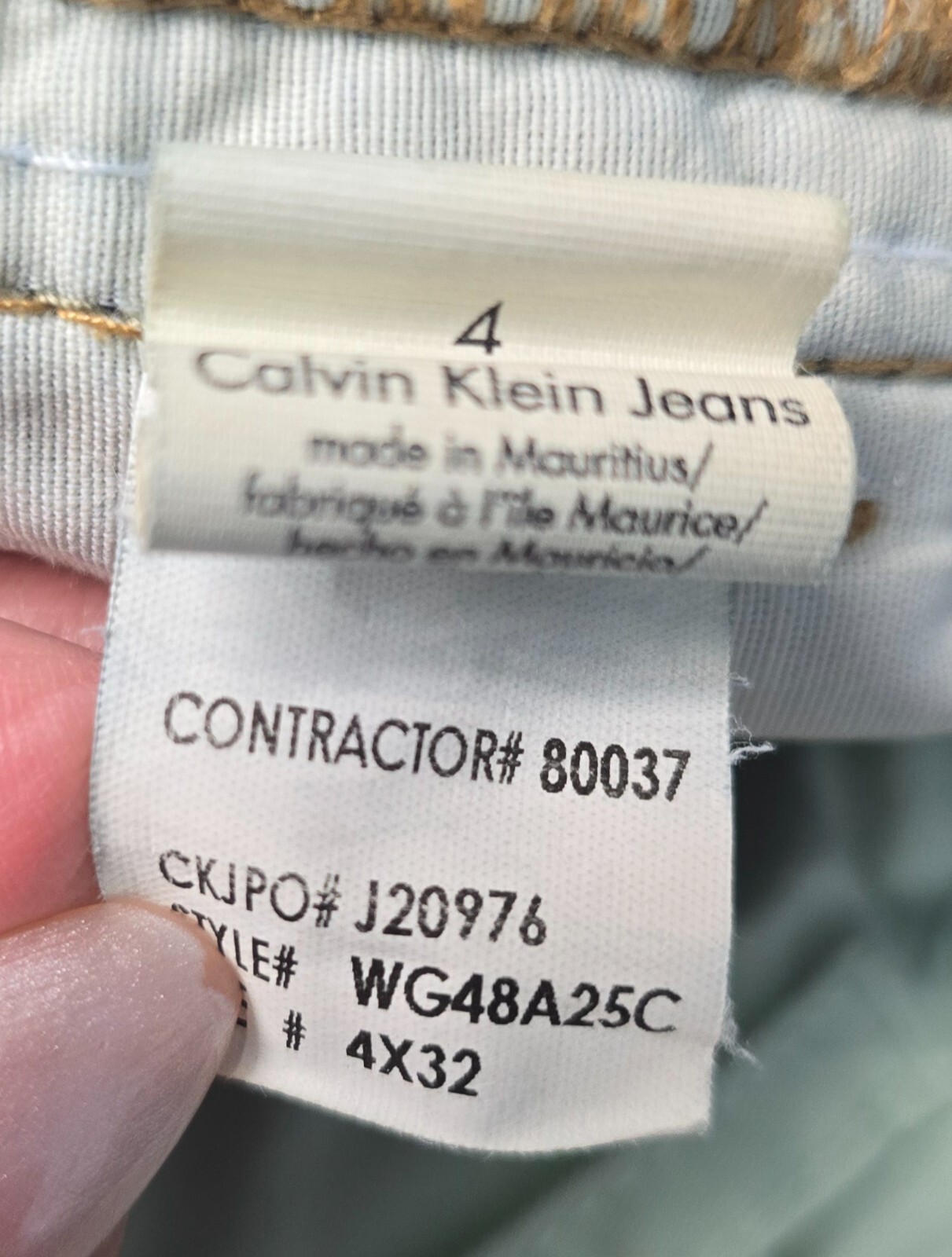 Vintage 90s Calvin Klein Jeans – Women's Size 4 | 32" Inseam | 8.5" Rise
