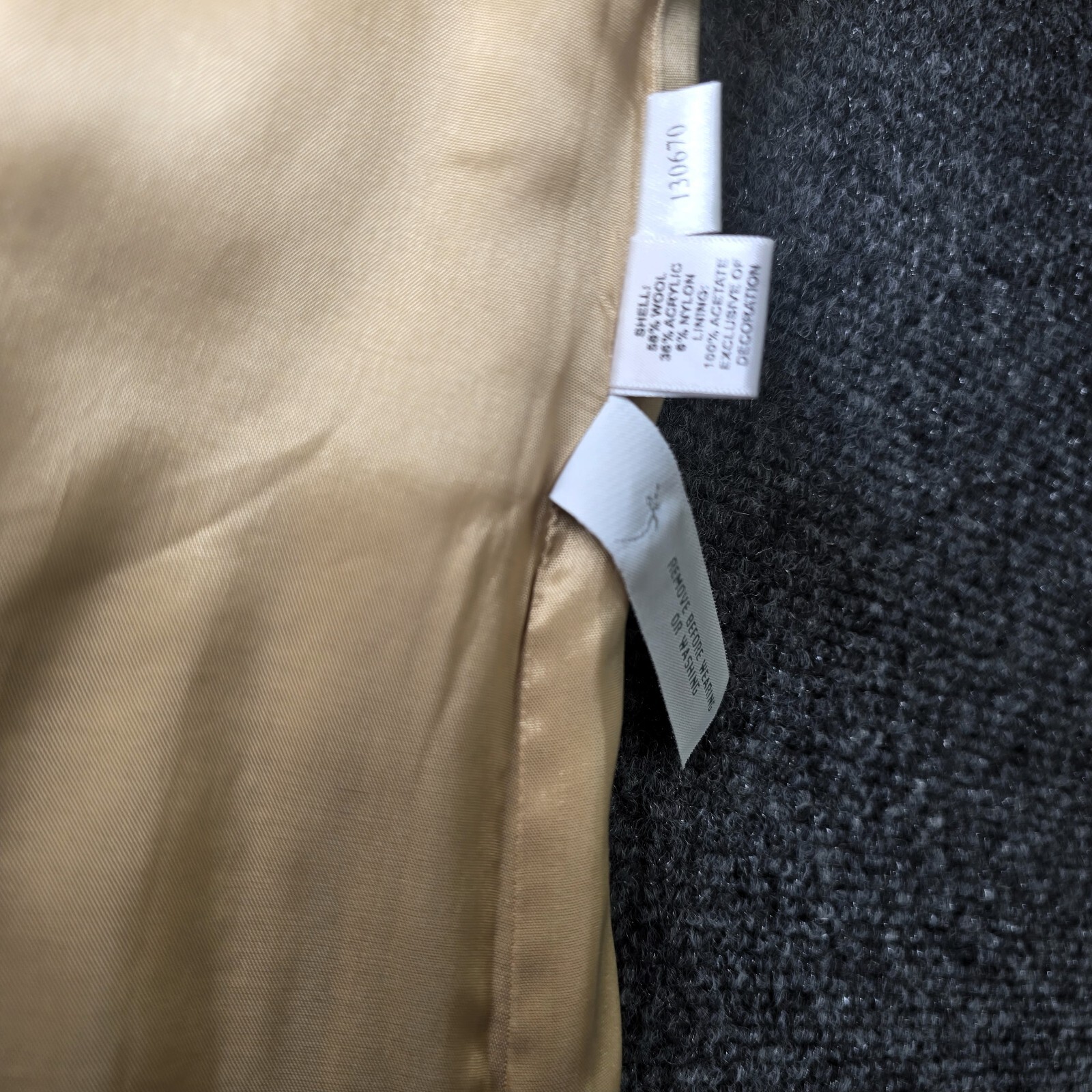 ANN TAYLOR LOFT Women's Wool Skirt – Size 2, Tan (Khaki)