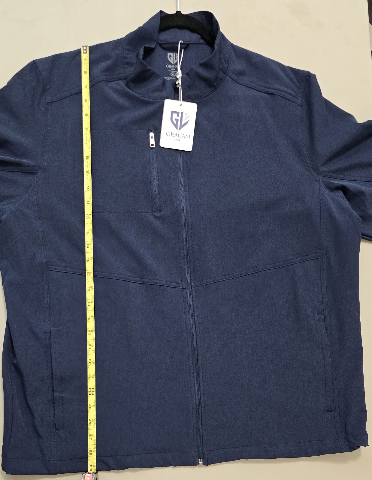Graham Luxe Golf Jacket  Blue Depths GL3121 -  Size XL - New
