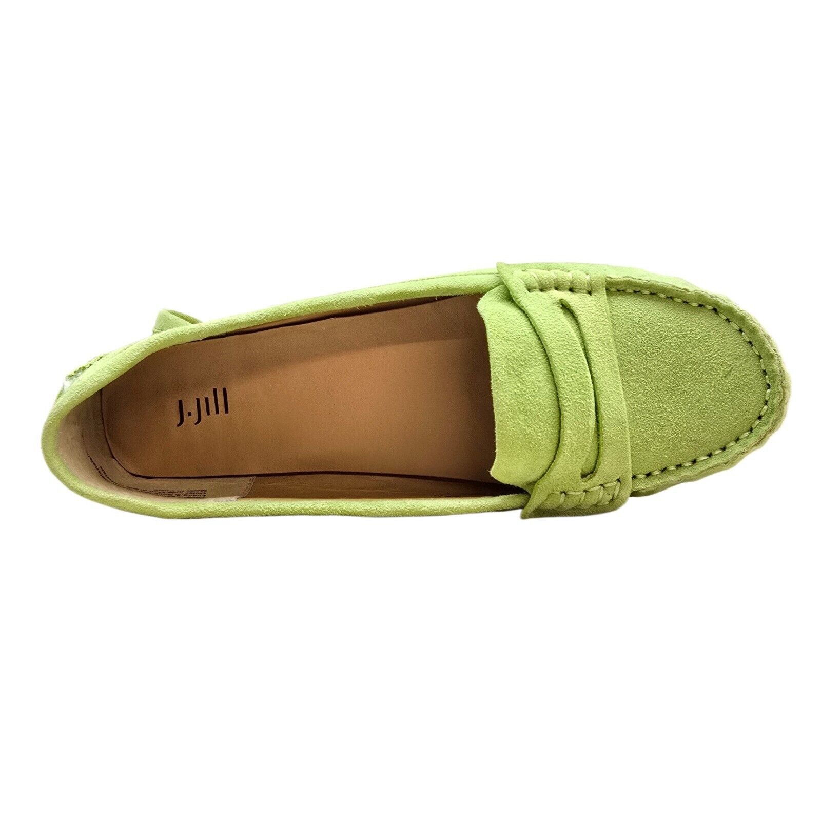 J. Jill Women’s Green Suede Moccasins – Size 8M | Excellent Condition