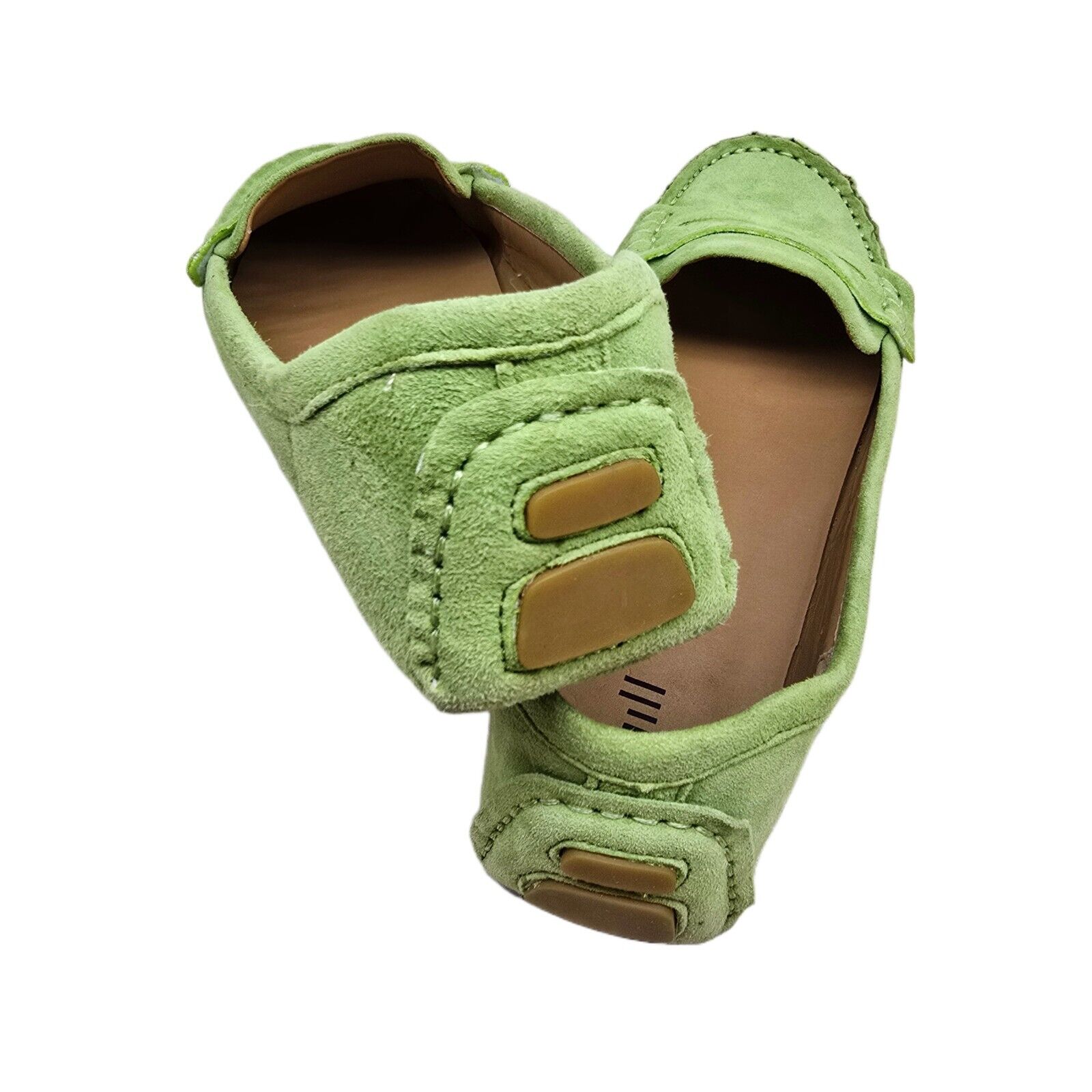 J. Jill Women’s Green Suede Moccasins – Size 8M | Excellent Condition