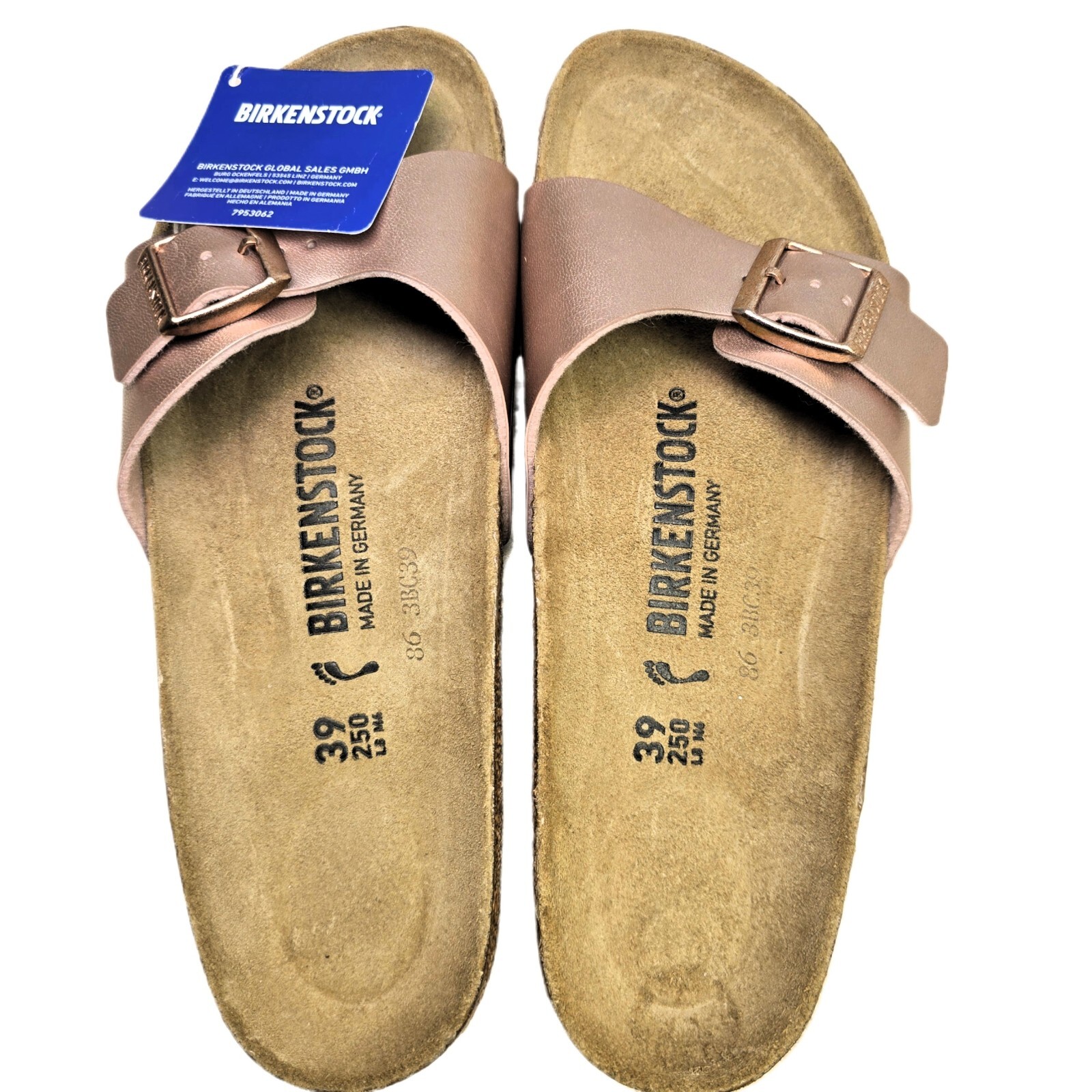 Birkenstock Madrid Metallic Sandal US Women’s Size 8, Men’s 6