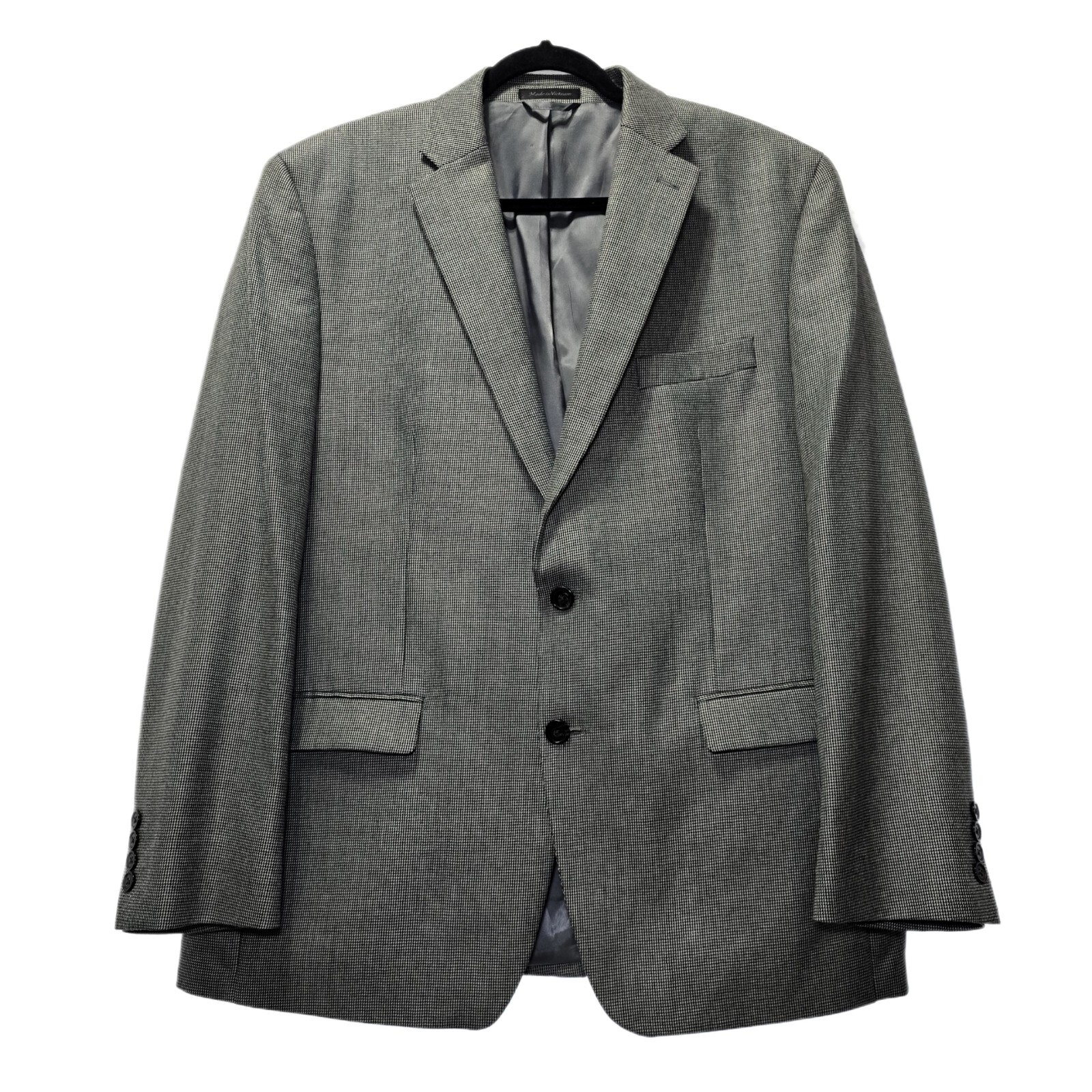 Lauren by Ralph Lauren Men's Rayon Blend Plaid Sport Blazer – Gray 44R