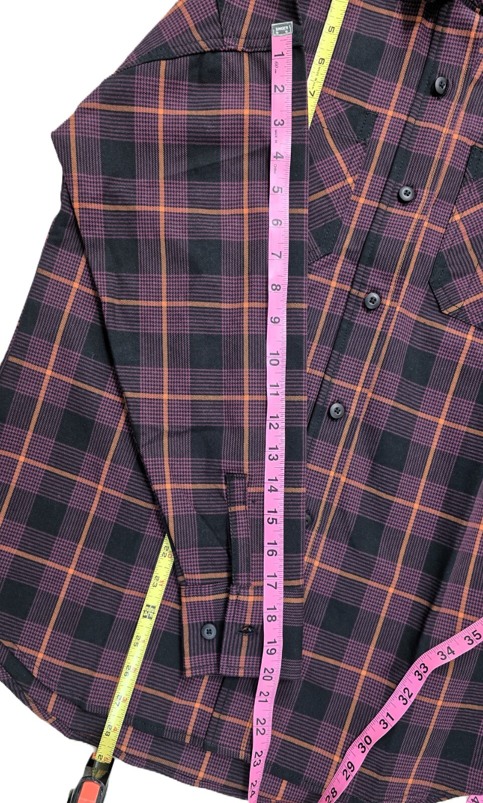 Dickies Women's Bakerhill Oversized Shirt | Long Sleeve | Wine Plaid | Size S