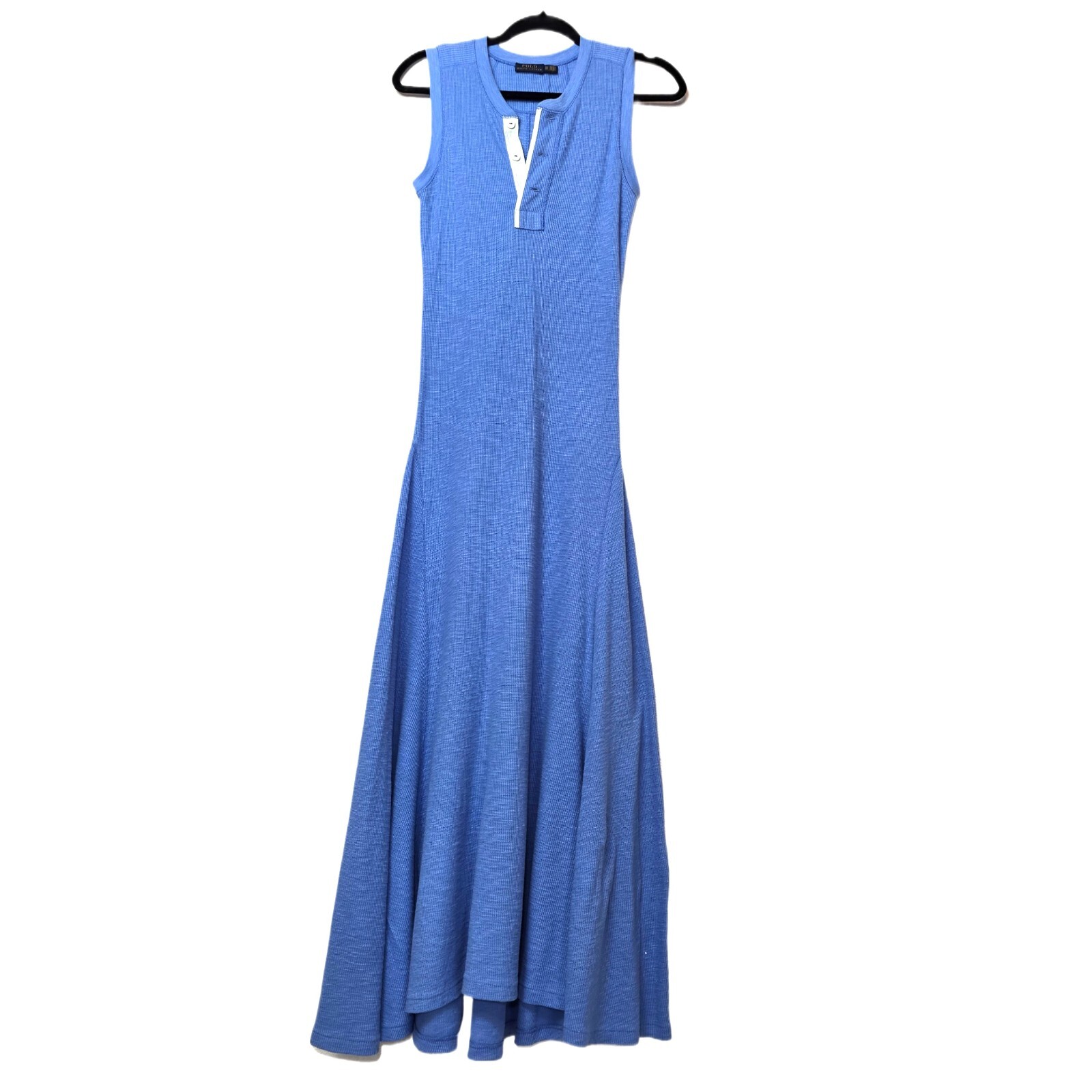 Polo Ralph Lauren Women's Henley Maxi Dress | Blue | Size XS | NWT