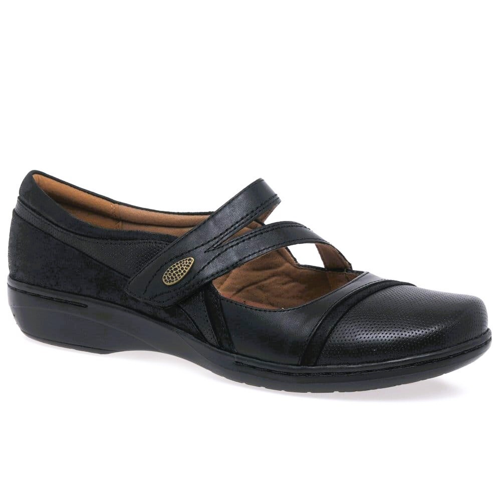 Clarks Women's Evianna Crown Everyday Flats – Black, Size 7.5