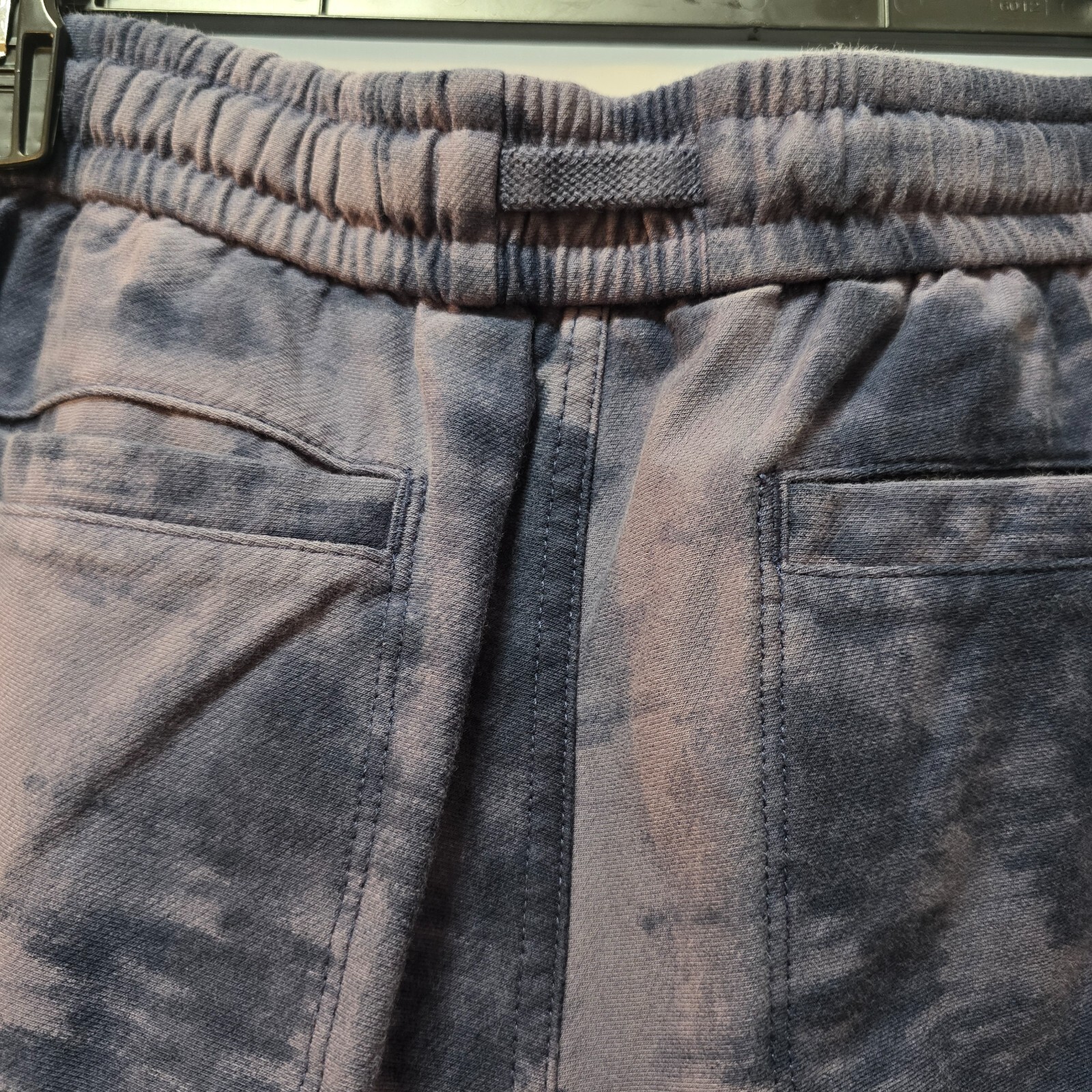 Athleta Farallon Printed Jogger Size 6 Inversion Medieval Violet Tie Dye Blue