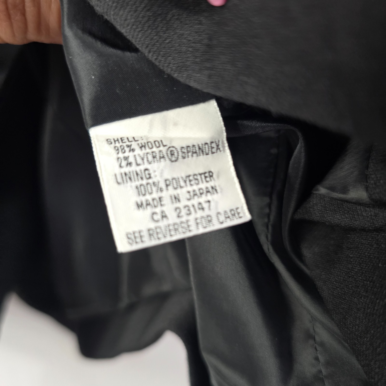 Talbots Women’s Wool Blend Black Business Office Workwear Suit Set 6P