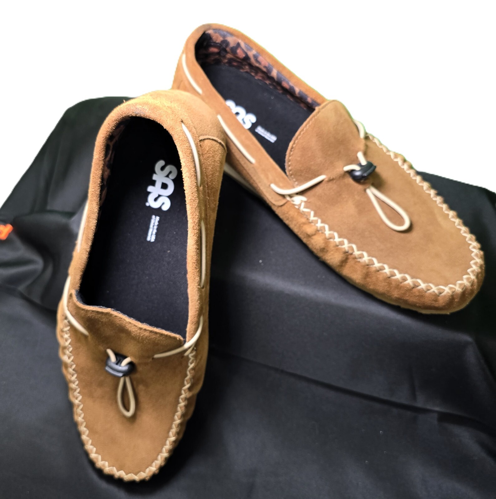 SAS Women's Running Late-X Slip On Loafers Turbinado -Tan - 10 WIDE.