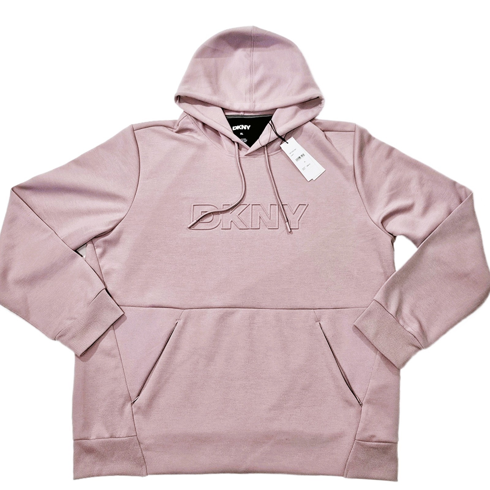 DKNY Women’s Activewear Sport Hoodie Quartz Pink Sweatshirt XL NWT