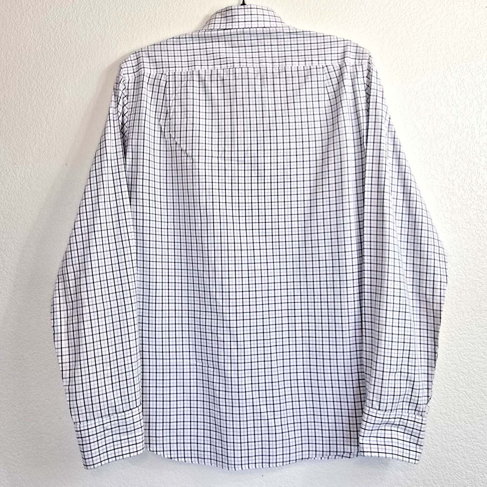 J.Crew Men's Plaid Slim Fit Shirt S White Pink Blue Long Sleeve Casual