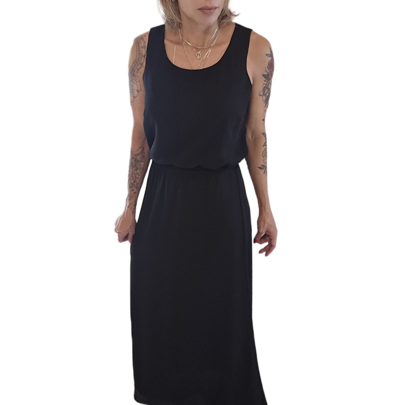 Draper's & Damons 2-Piece Set: Black Tank Top & Skirt - Size M