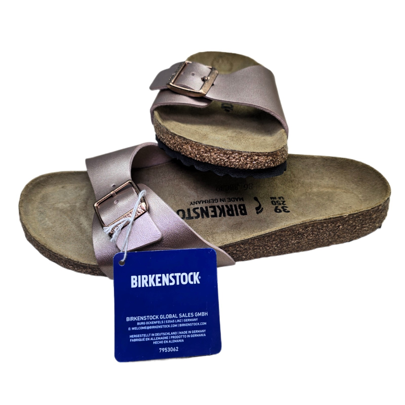 Birkenstock Madrid Metallic Sandal US Women’s Size 8, Men’s 6