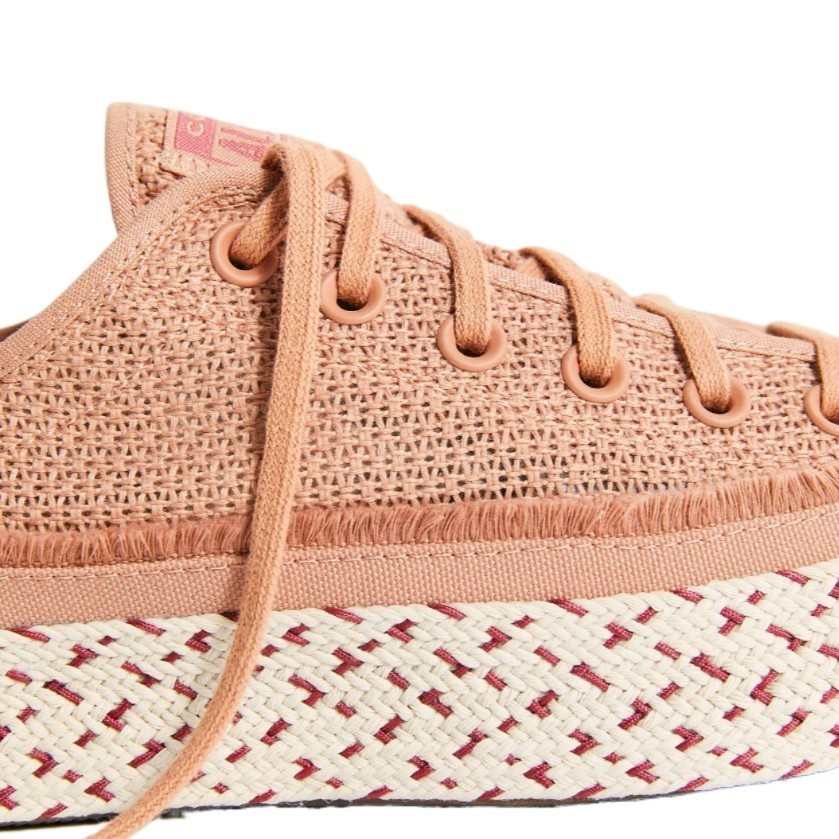 Converse Chuck Taylor Breezy Espadrille Sneakers Rose Gold US 9 Platform Shoes