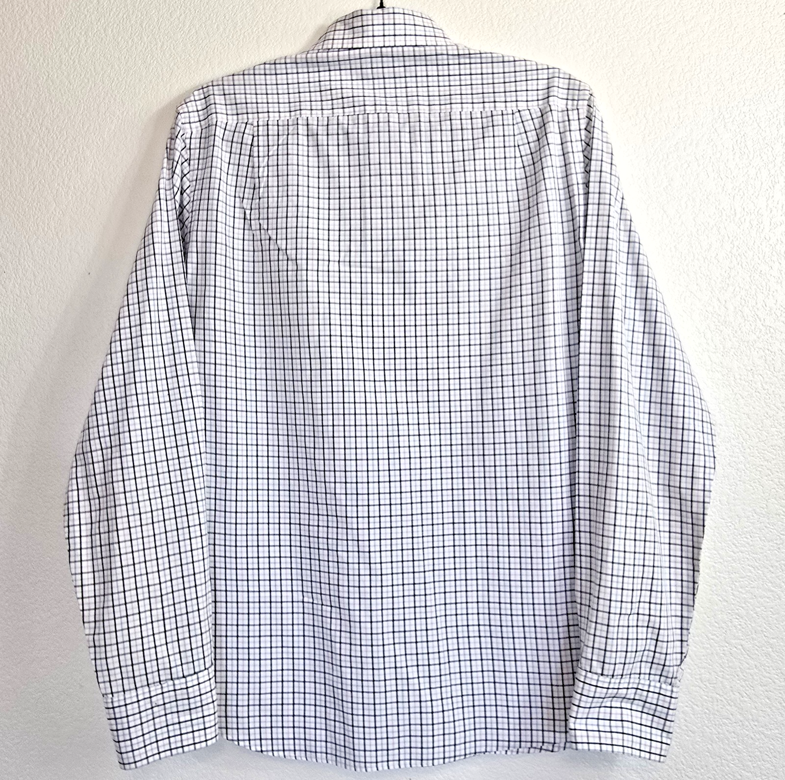 J.Crew Men's Plaid Slim Fit Shirt S White Pink Blue Long Sleeve Casual