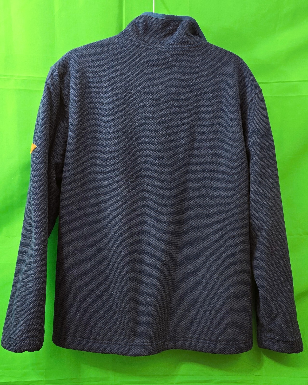 Orvis Men’s Sweater - Size Large, Dark Blue, Sherpa-Lined 1/4 Zip Pullover