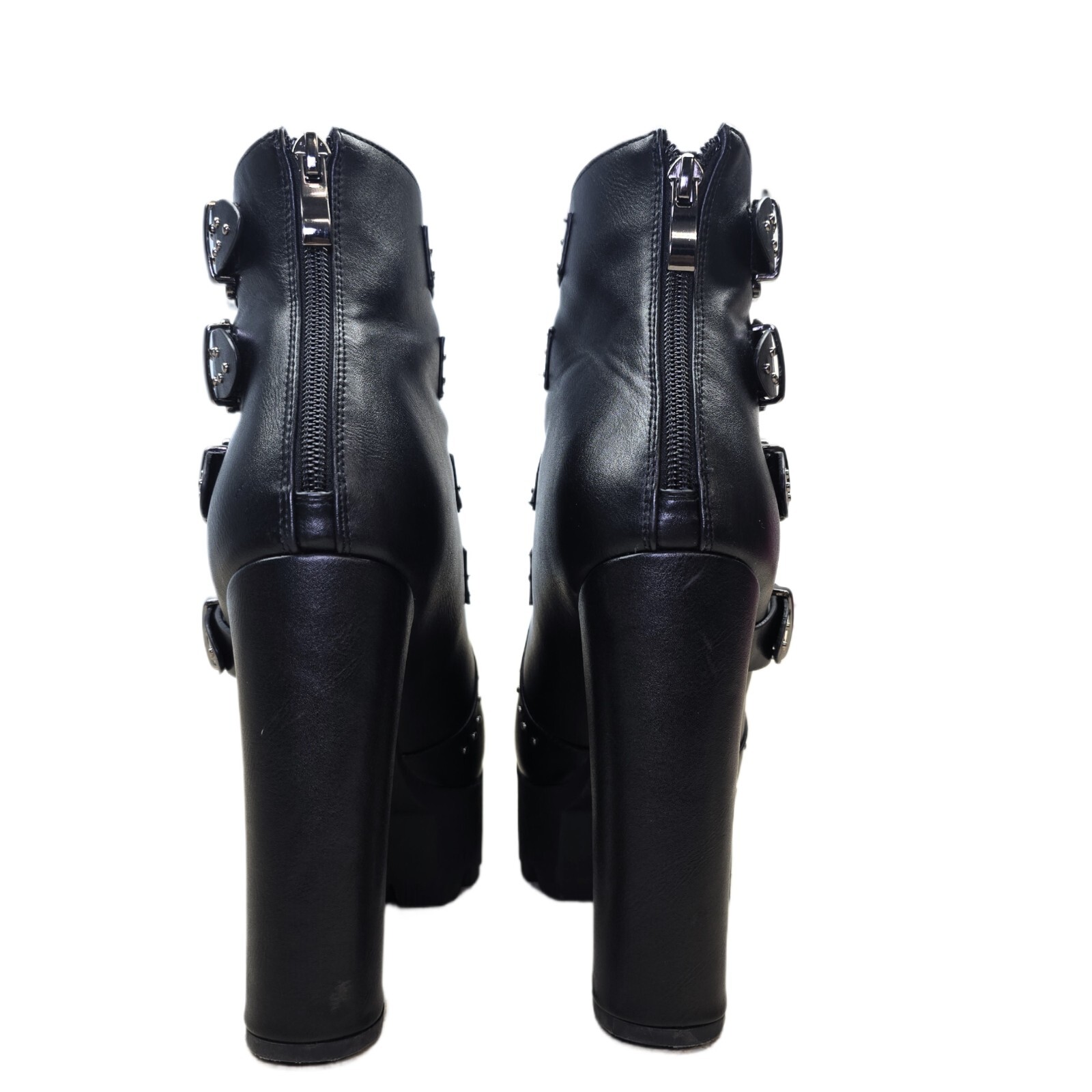 Yokomo Women's Platform Boots, US Size 8. Bold, Stylish, and Ready to Turn Heads