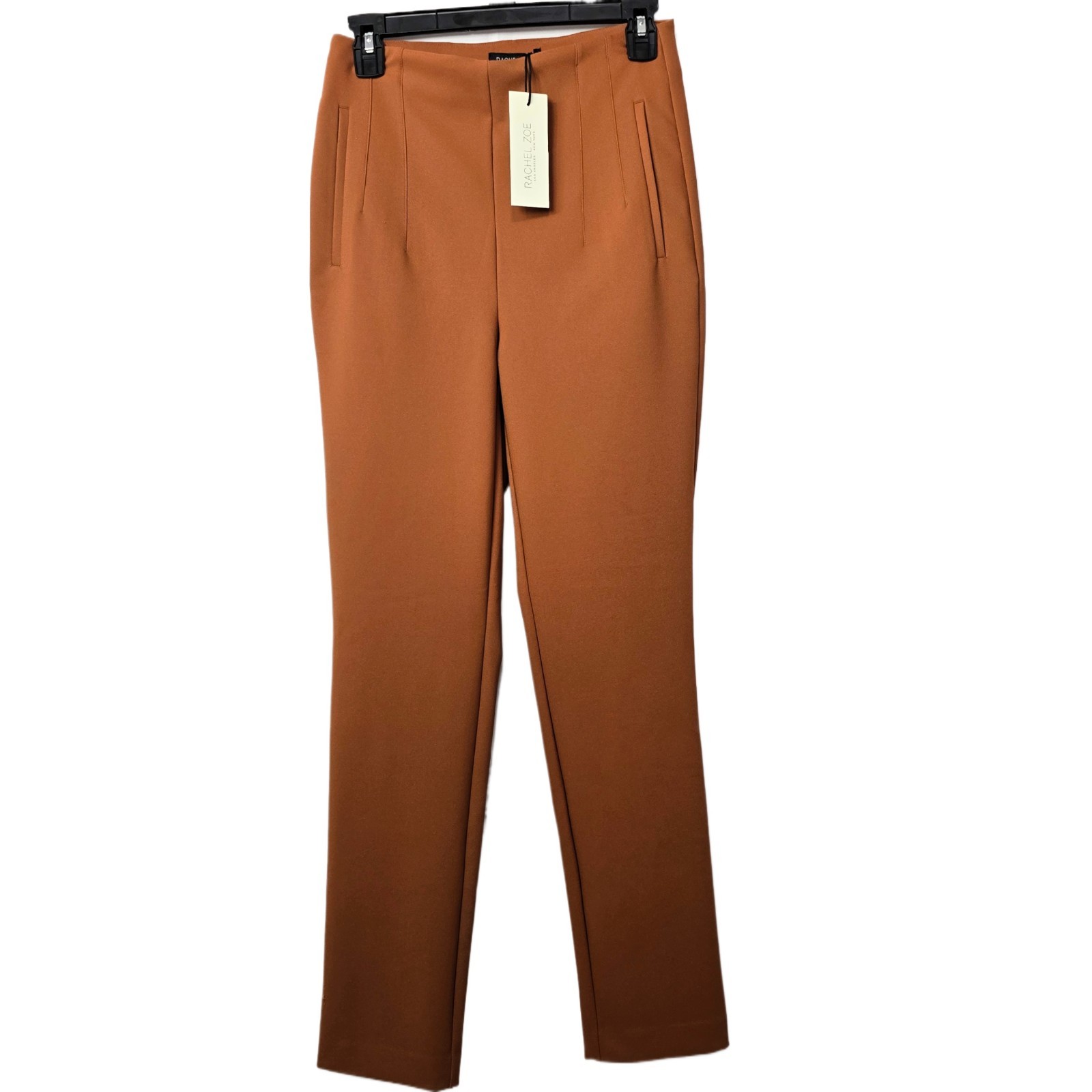 Rachel Zoe Women’s High Waist Brown Ankle Pants Size 2 Stretch