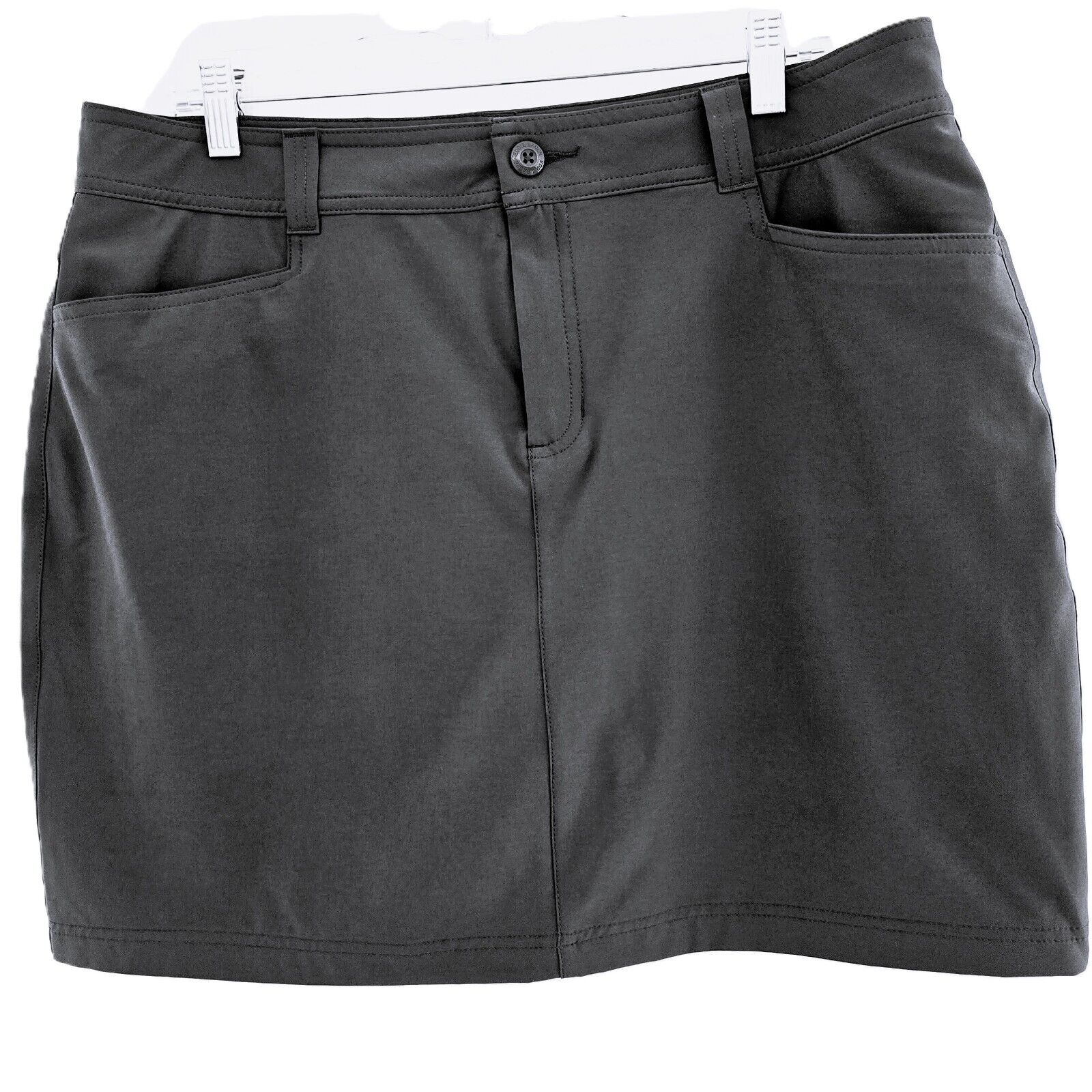 Eddie Bauer Women's Adventurer 2.0 Skort UPF 50 – Dark Smoke, Size 12