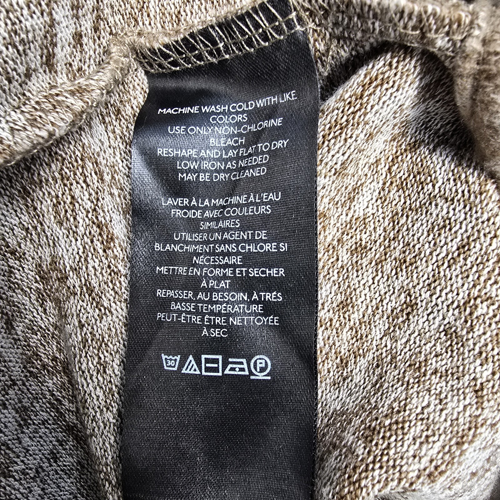 Maeve Anthropologie Soft Knit Cowl Neck Sweater Tan Bishop Sleeve Size L