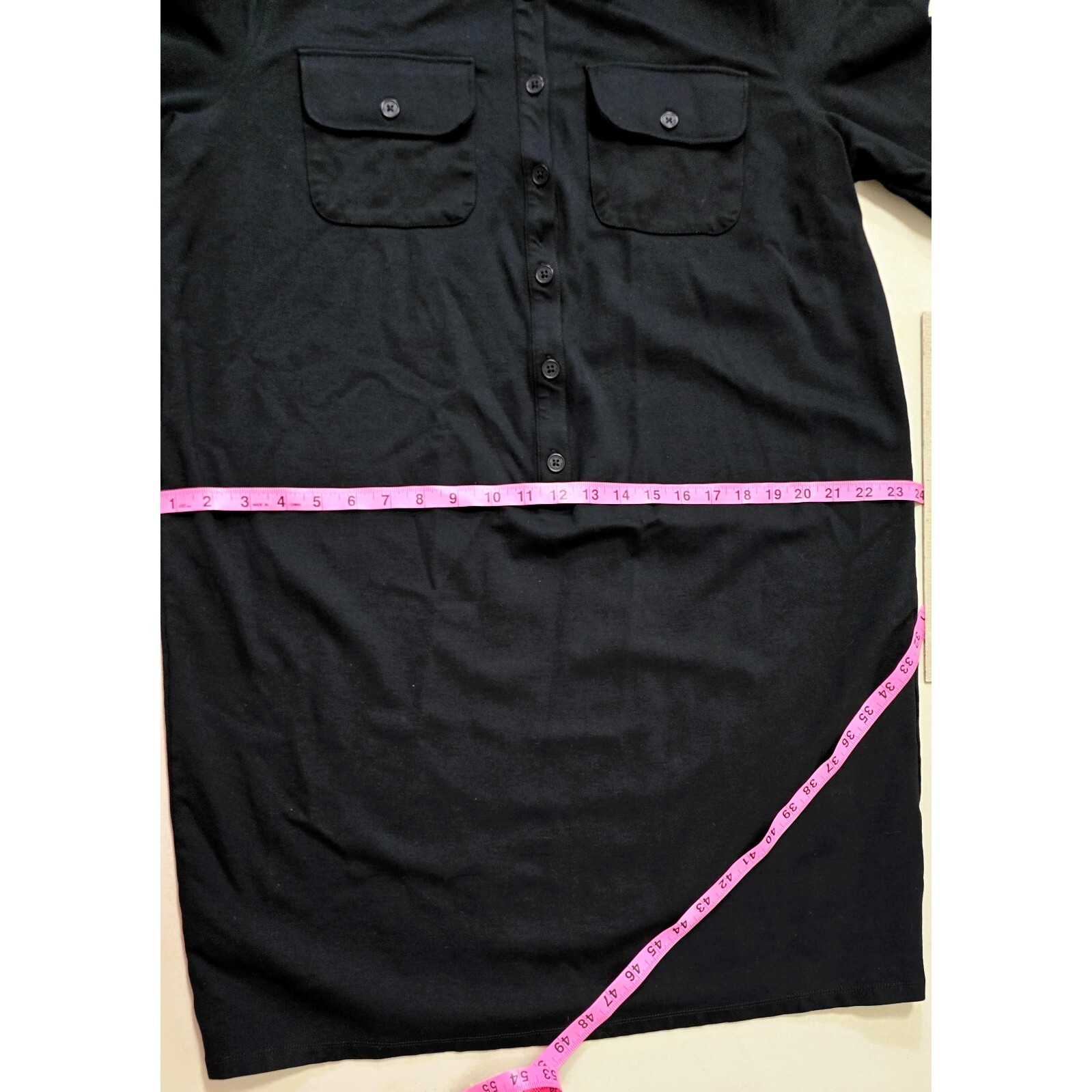 Lauren Ralph Lauren Women’s Black Long Sleeve Collared Dress, Size 1X.