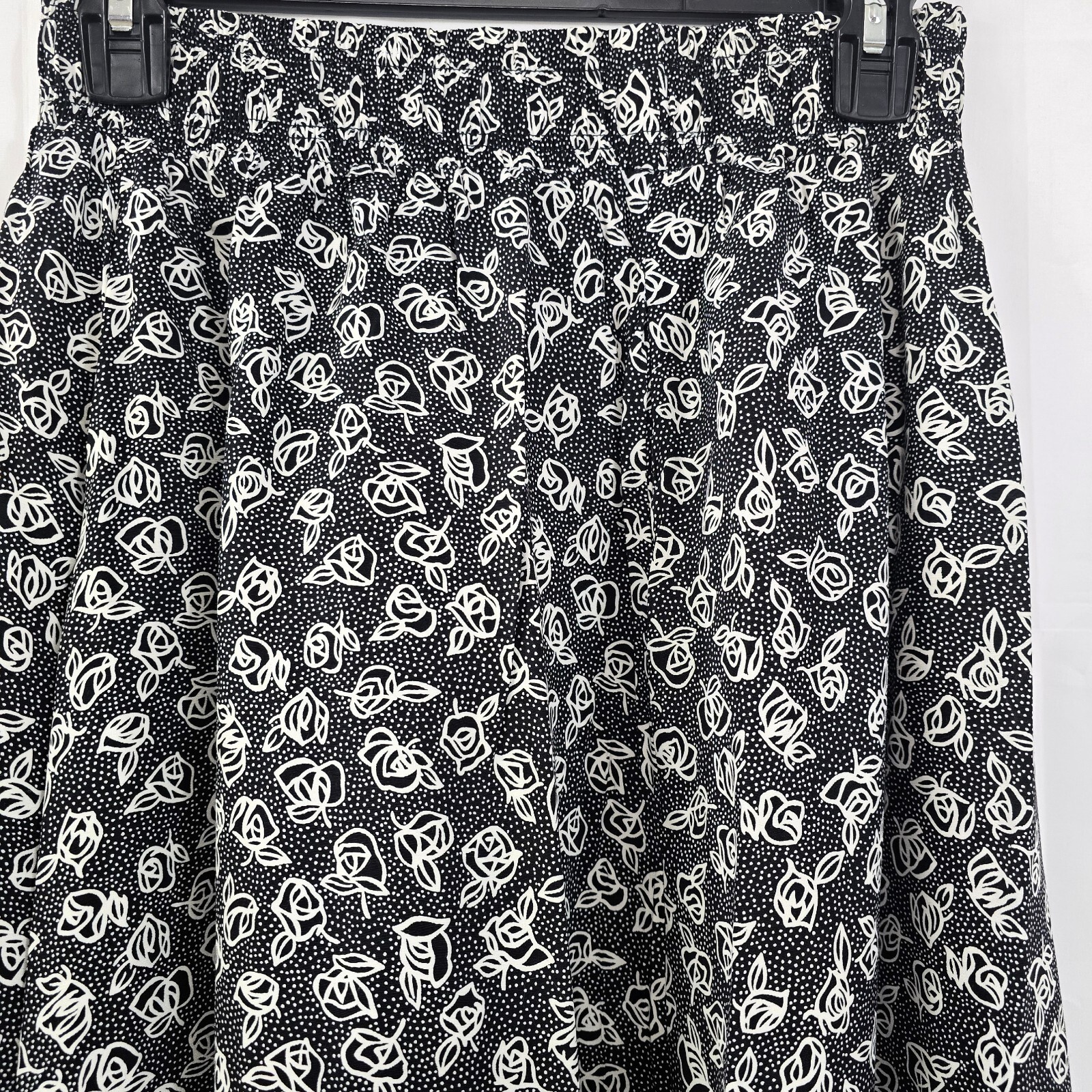Vintage 80s AKF NY Floral Boho 2pc Set Maxi Skirt & Blouse Women's S Size 6
