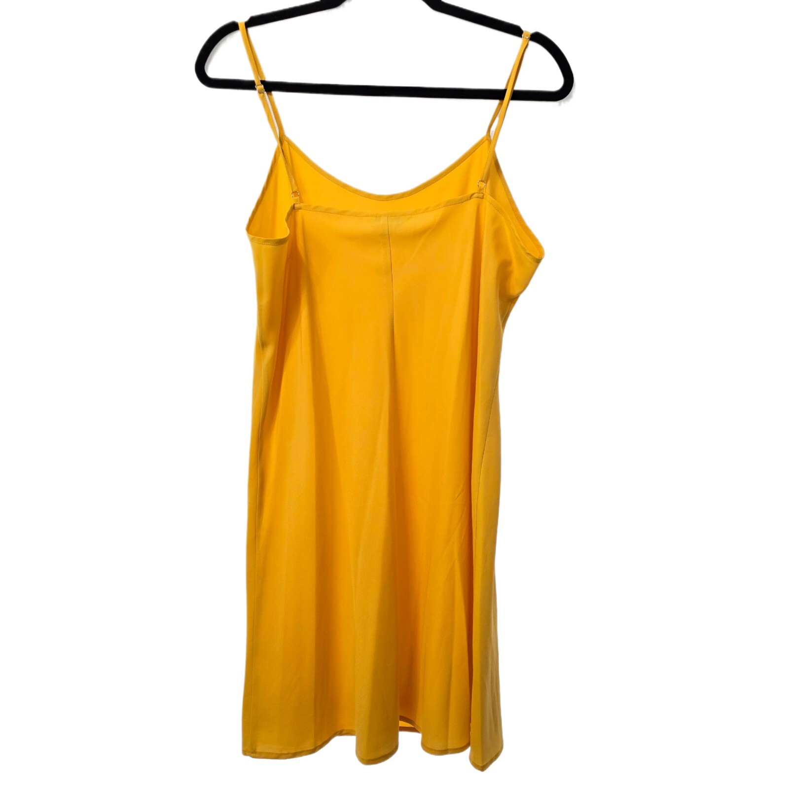 NANETTE LEPORE Women's Yellow Slip Dress – Spaghetti Straps, Size 10