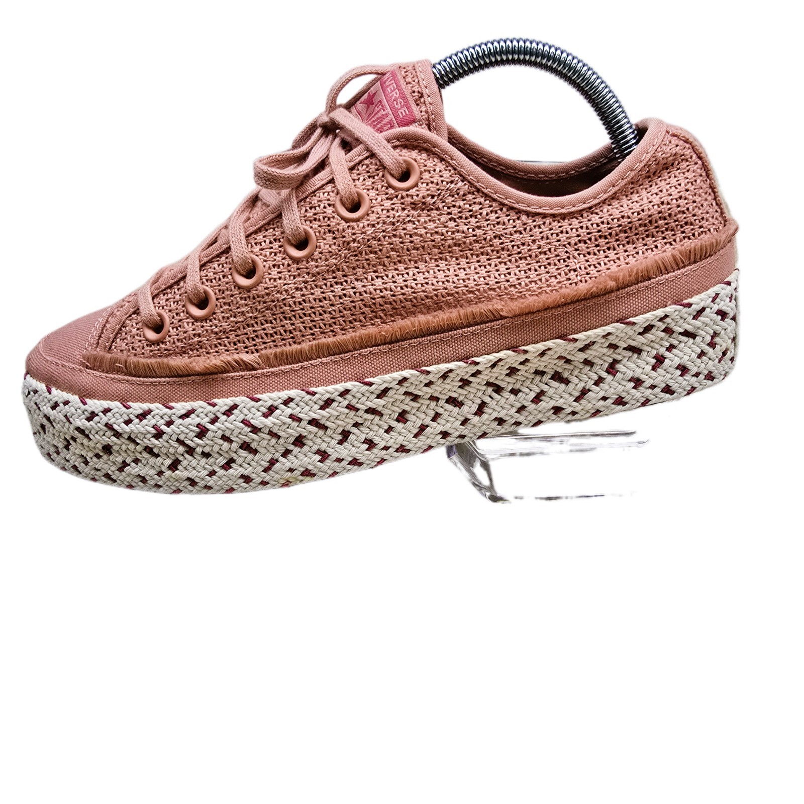Converse Chuck Taylor Breezy Espadrille Sneakers Rose Gold US 9 Platform Shoes
