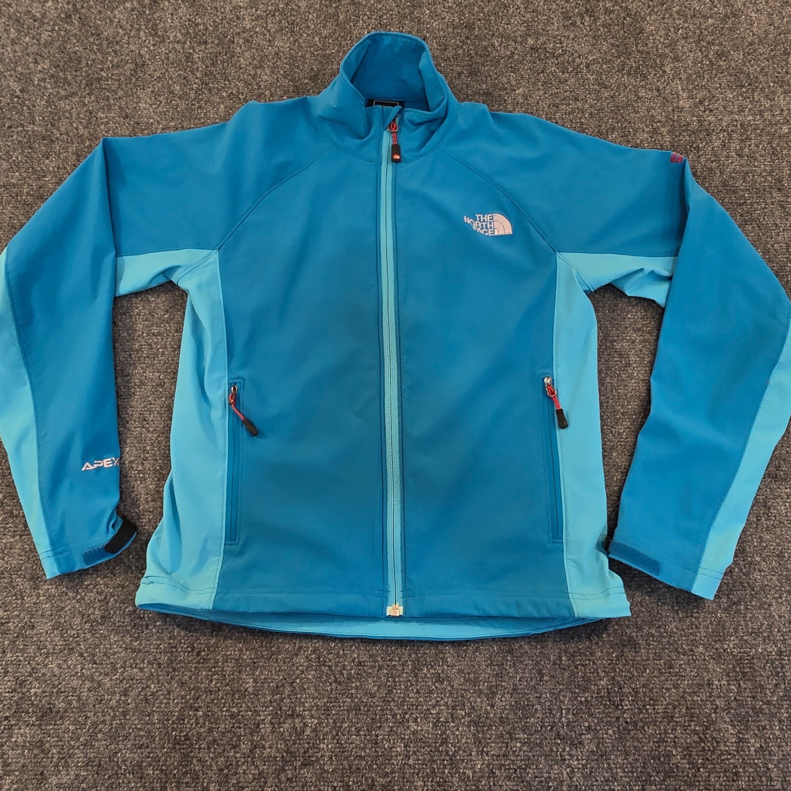 The North Face TNF Summit Series Apex Softshell Jacket Womens Size XS Blue Solid