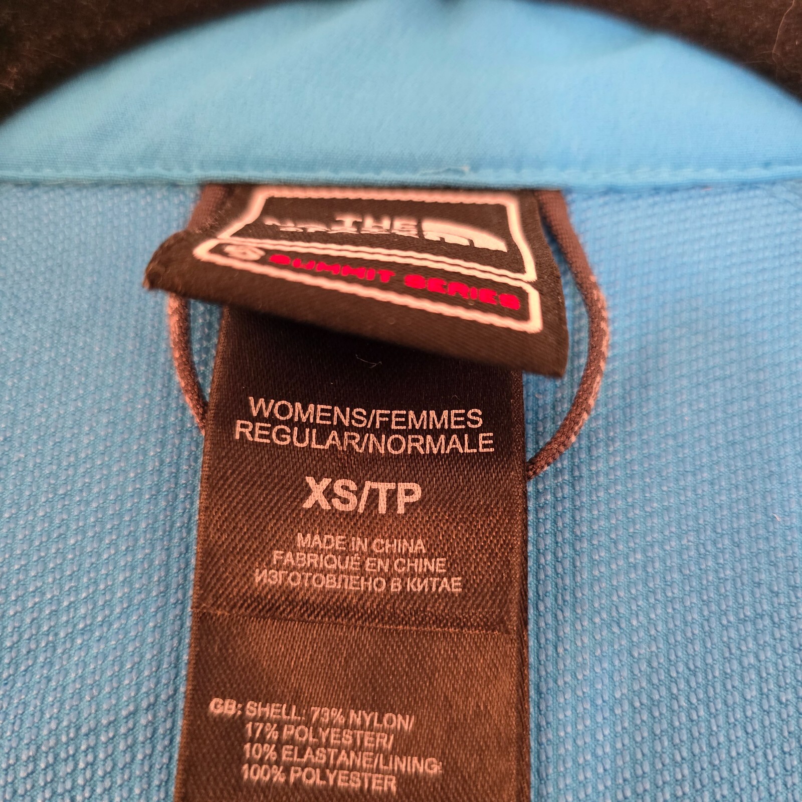 The North Face TNF Summit Series Apex Softshell Jacket Womens Size XS Blue Solid