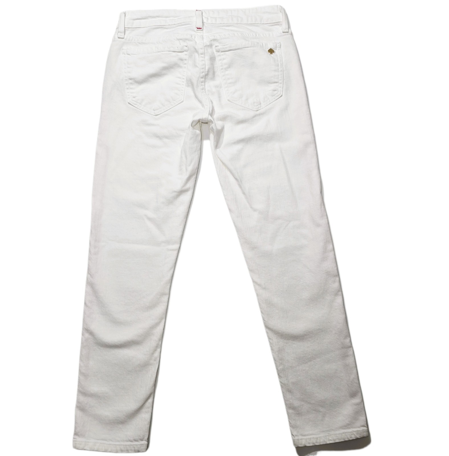 Kate Spade Broome Street Women’s White Capri Jeans Size 26 Slim Fit Stretch