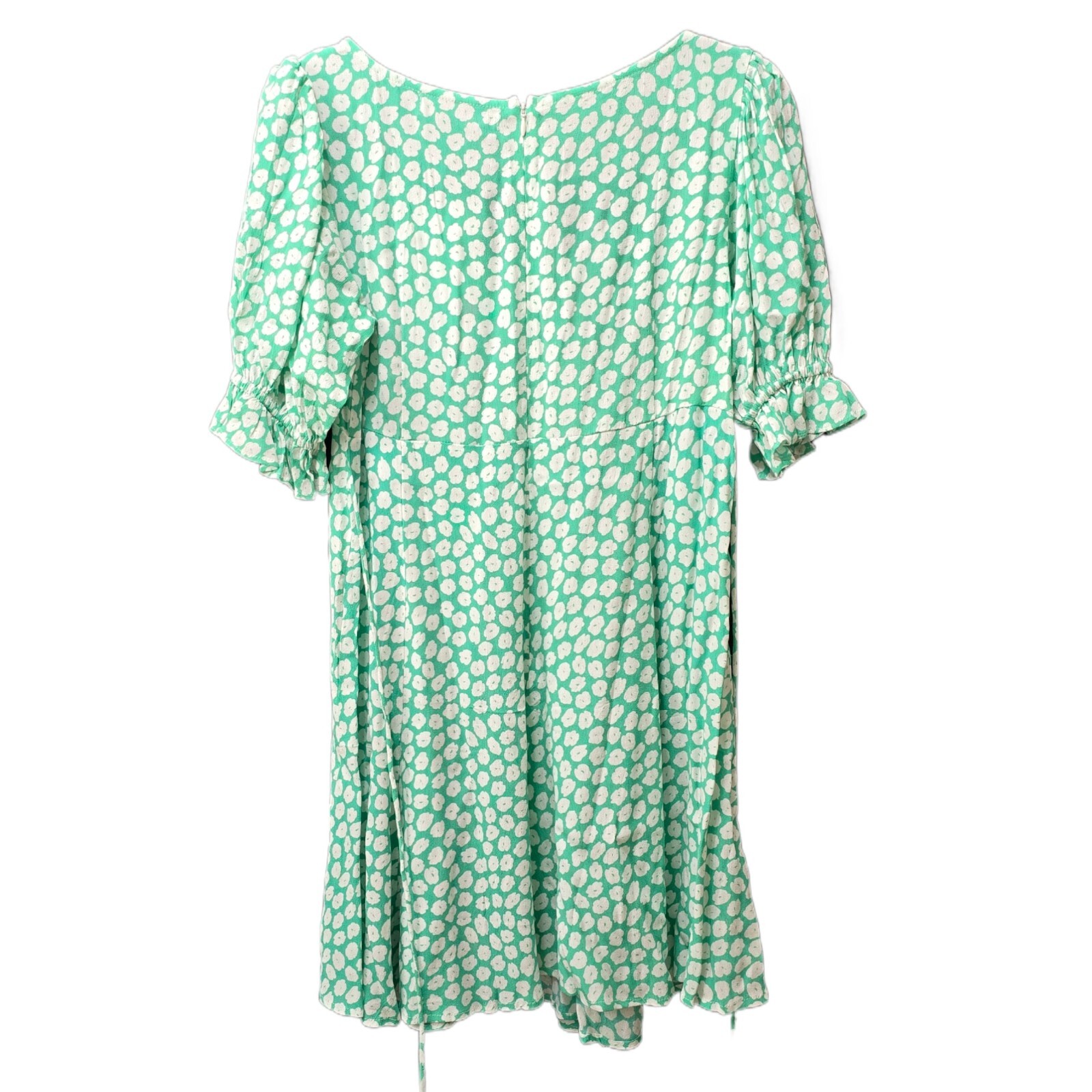 NWT Faithfull the Brand La Barben Mini Dress Cora Floral, Green, Size 6