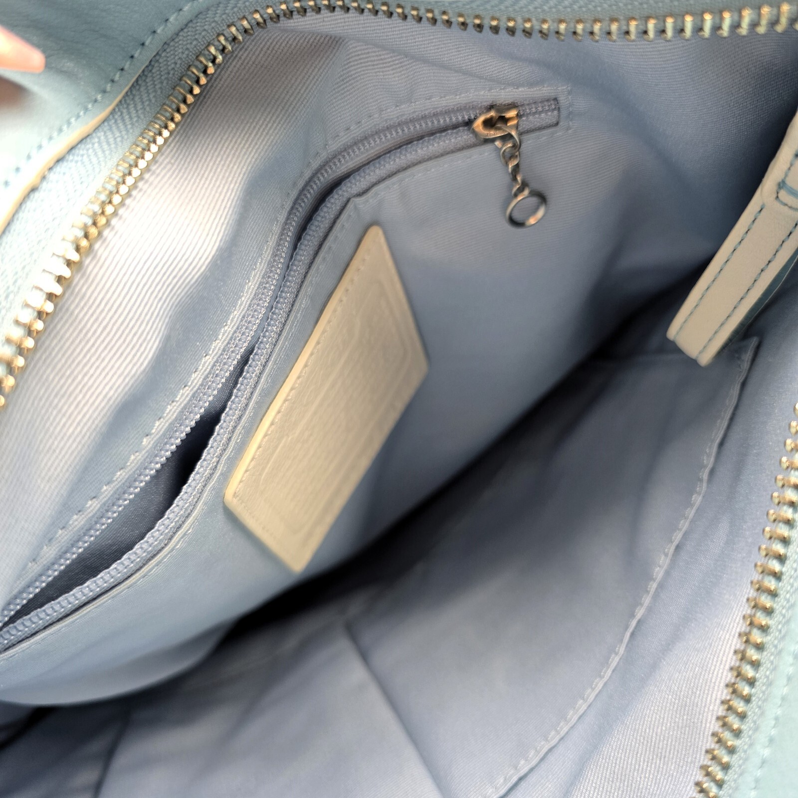 Coach Vintage Signature Wave Duffle Patchwork Hobo Bag – Blue #10653 – RARE