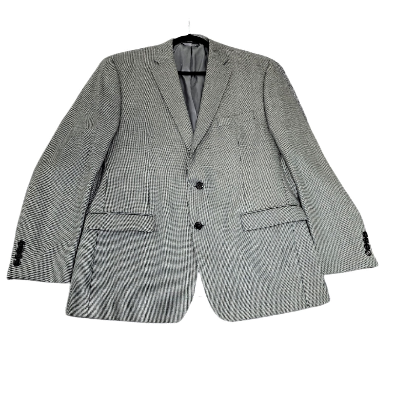 Lauren by Ralph Lauren Men's Rayon Blend Plaid Sport Blazer – Gray 44R