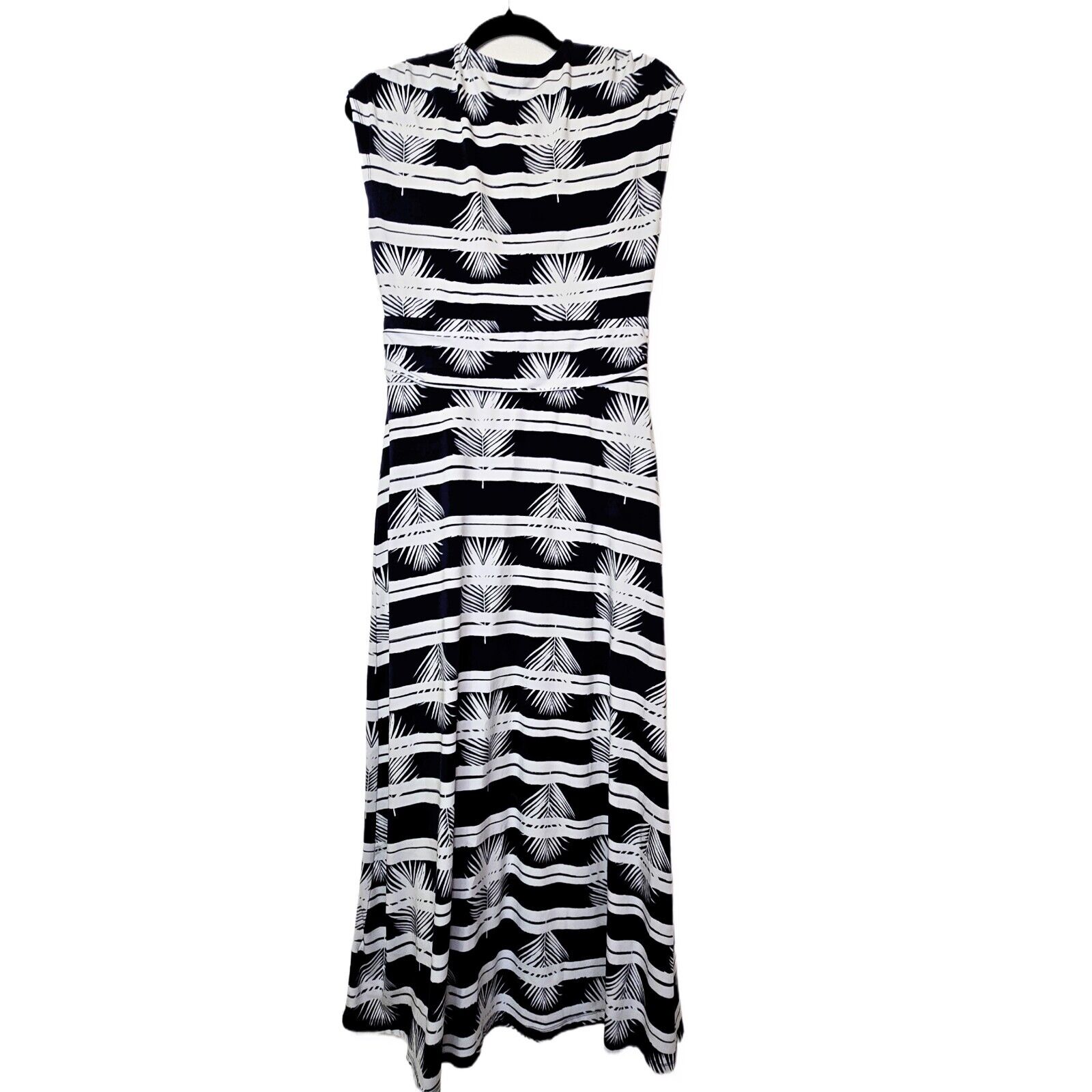 Land’s End Women’s Cap Sleeve Surplice Wrap Maxi Dress | Print | Size S (6/8)