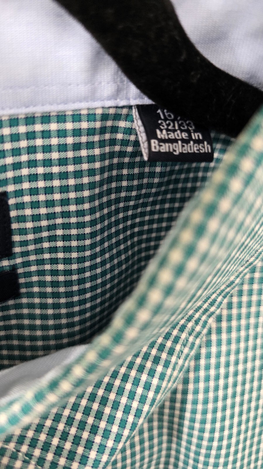 Nautica Mens Plaid Dress Shirt - Size XL Green/White - 100% Cotton - Long Sleeve