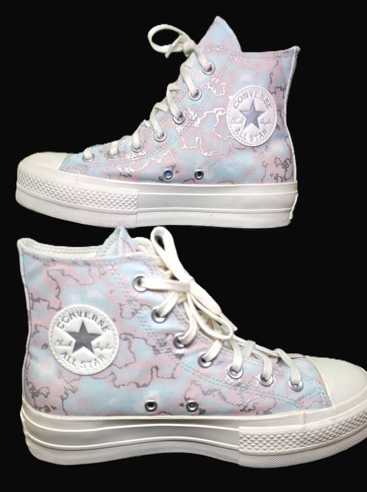 Chuck Taylor All Star Lift Platform High 'Marble' - Women's  Size 7.5