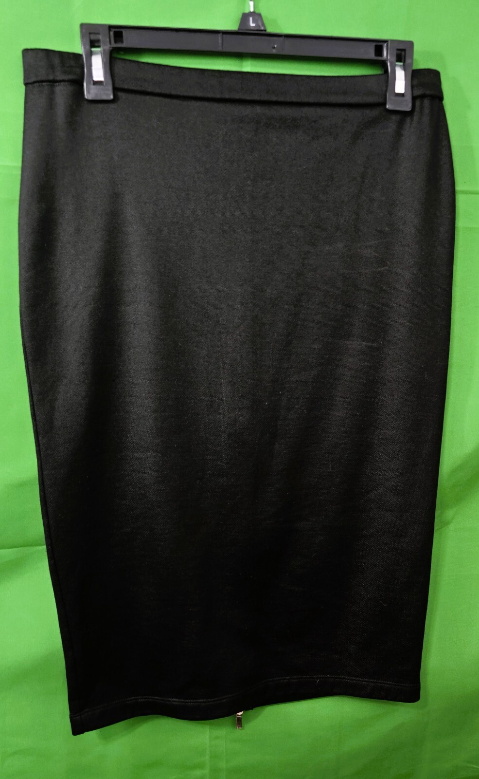 State Mid-length Skirt (Size M): Black with Stunning Back Zipper